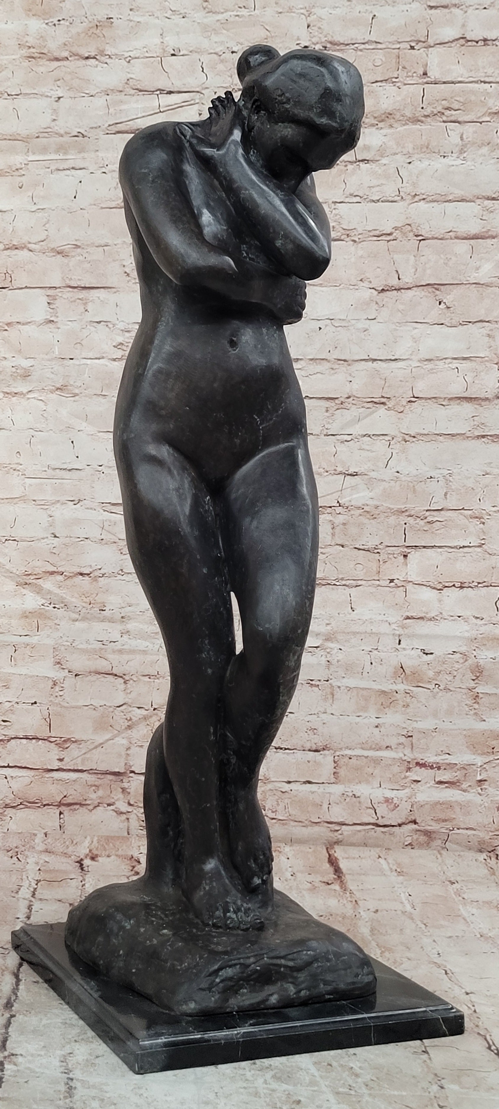 Bronze Sculpture Museum Quality Artwork Eve by Rodin Home Office Designer Decor
