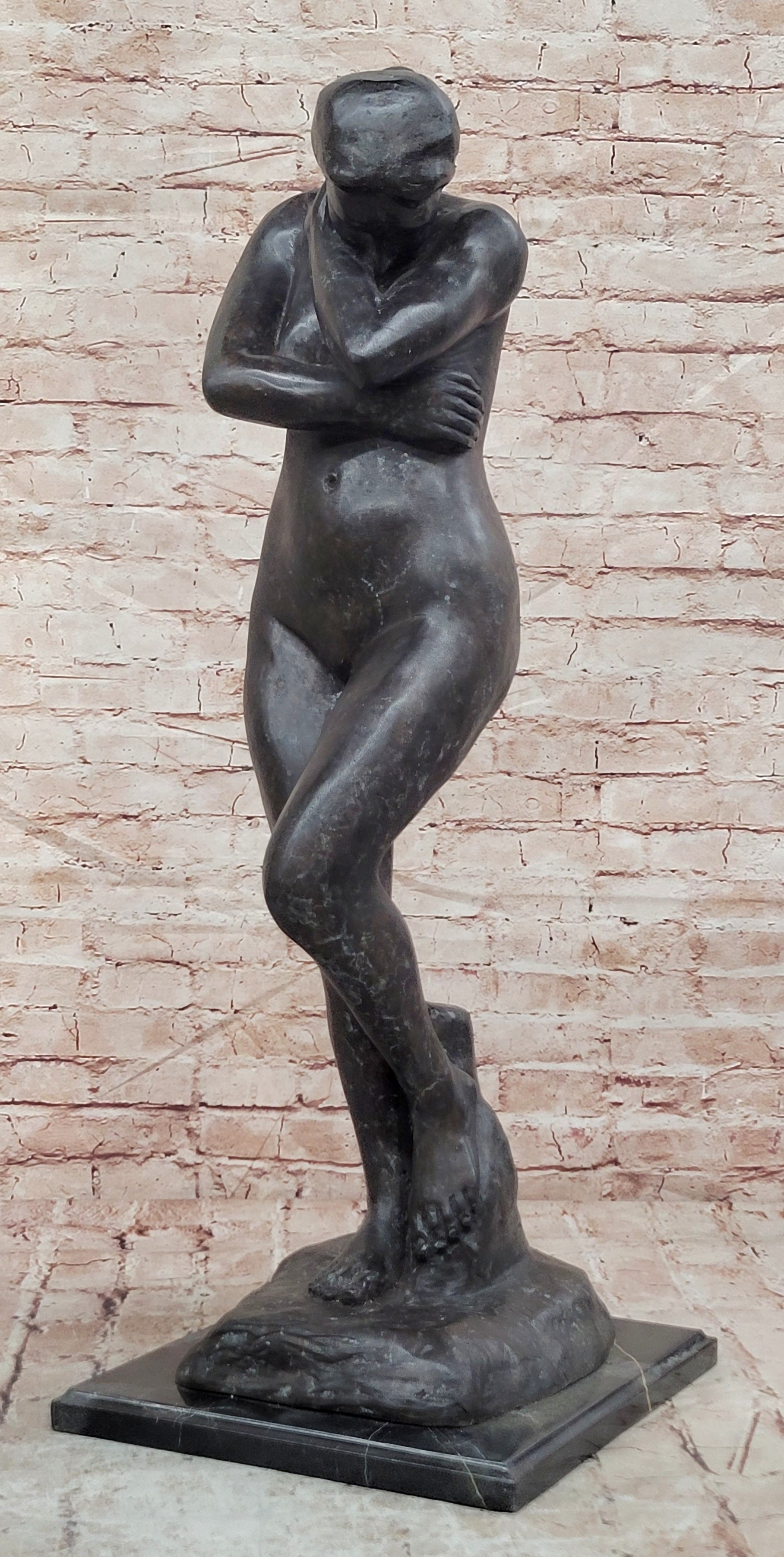 Bronze Sculpture Museum Quality Artwork Eve by Rodin Home Office Designer Decor