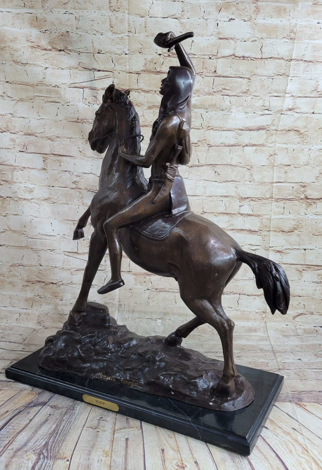 Frederic Remington Bronze Statue The Scalp fourth sculpture Figurine Figure Art