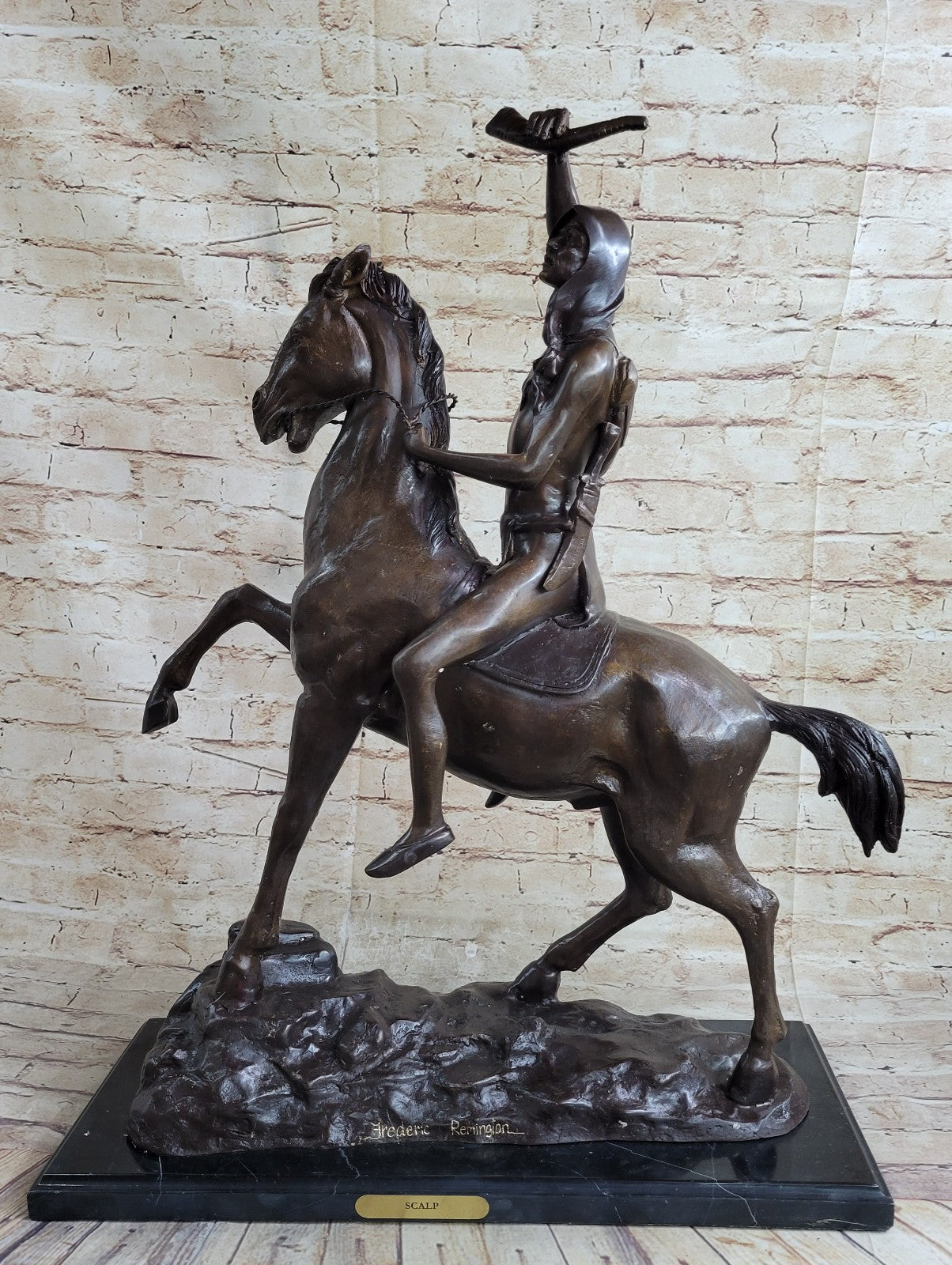 Frederic Remington Bronze Statue The Scalp fourth sculpture Figurine Figure Art