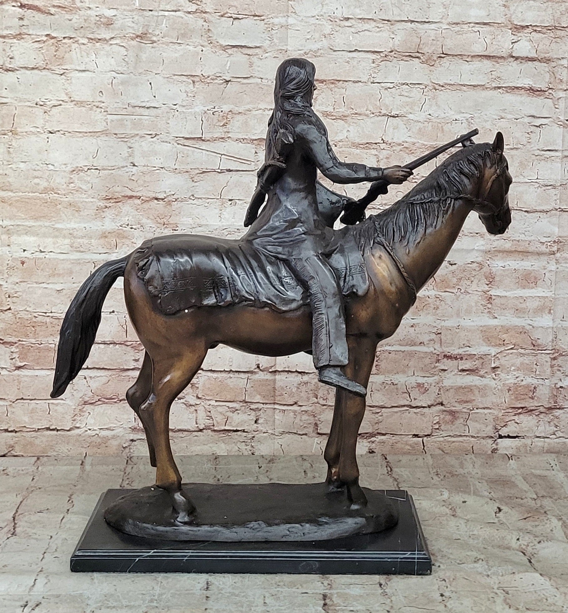 Bronze Casting Using The Lost Wax Process, "THE PEACE" by Remington Sculpture