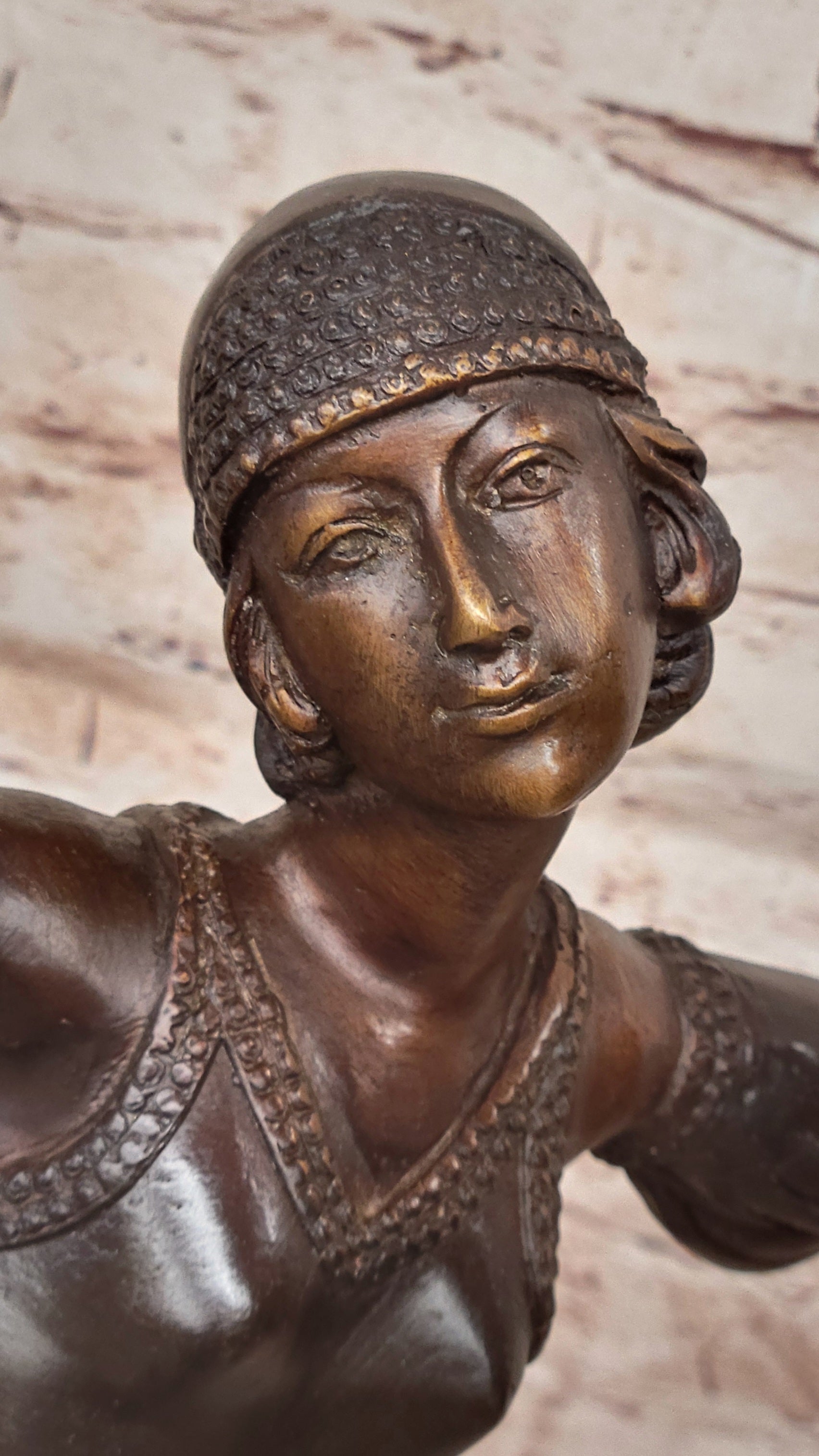 Hot Cast Egyptian Dancer by Romanian Artist Chiparus Bronze Sculpture Statue Sale