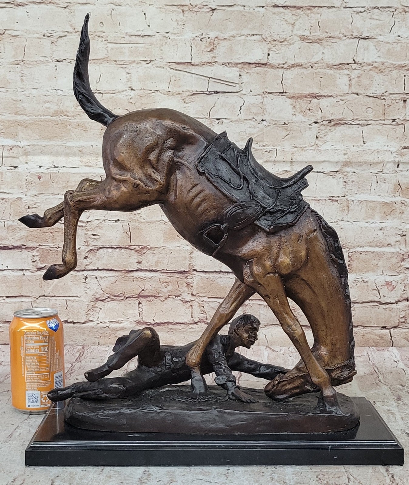 Handcrafted bronze sculpture SALE Decor Art Remington Frederic By Pony Wicked