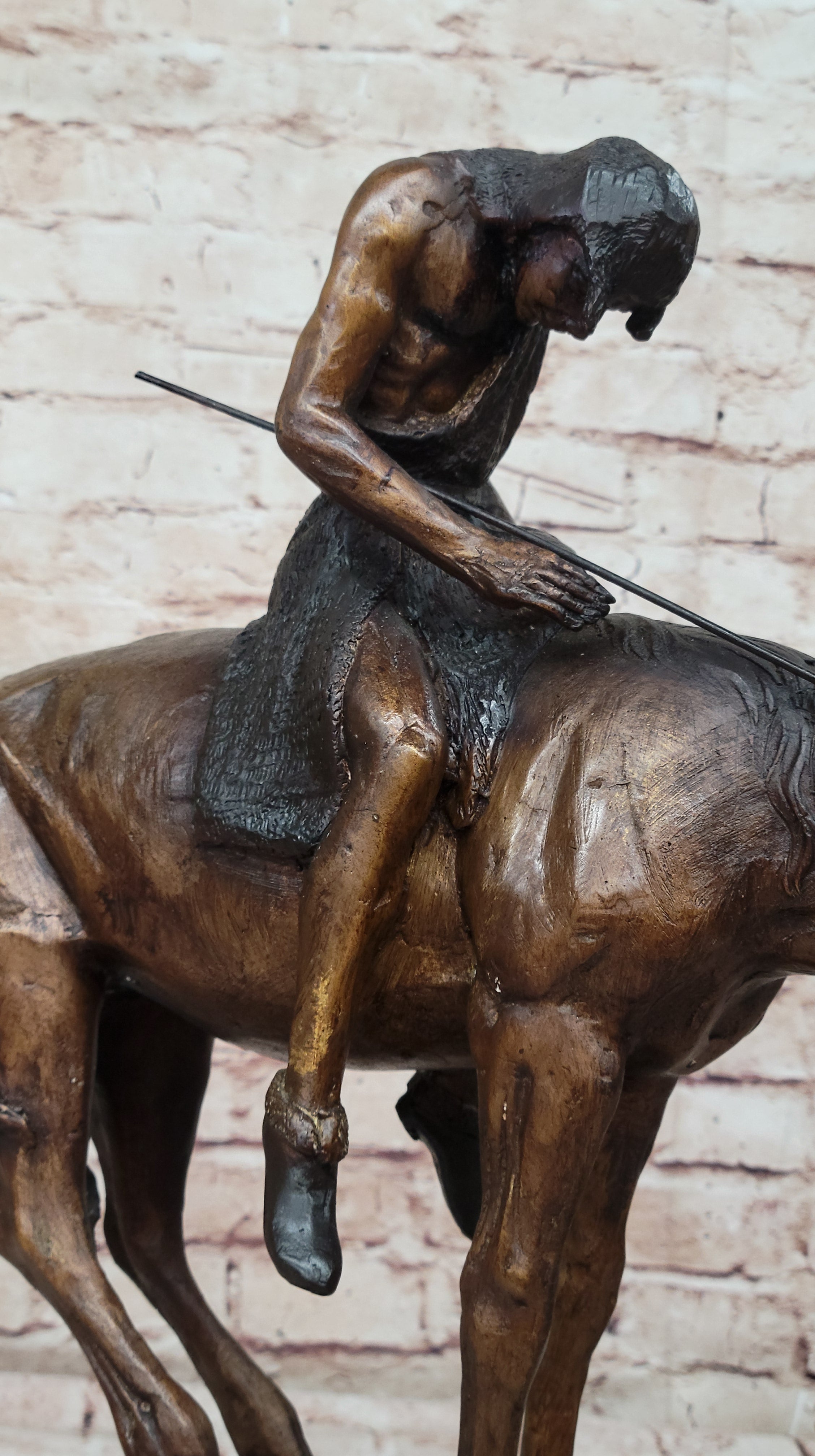 Western Old West Indian Rider Museum Quality Classic Artwork Home Office Decorat