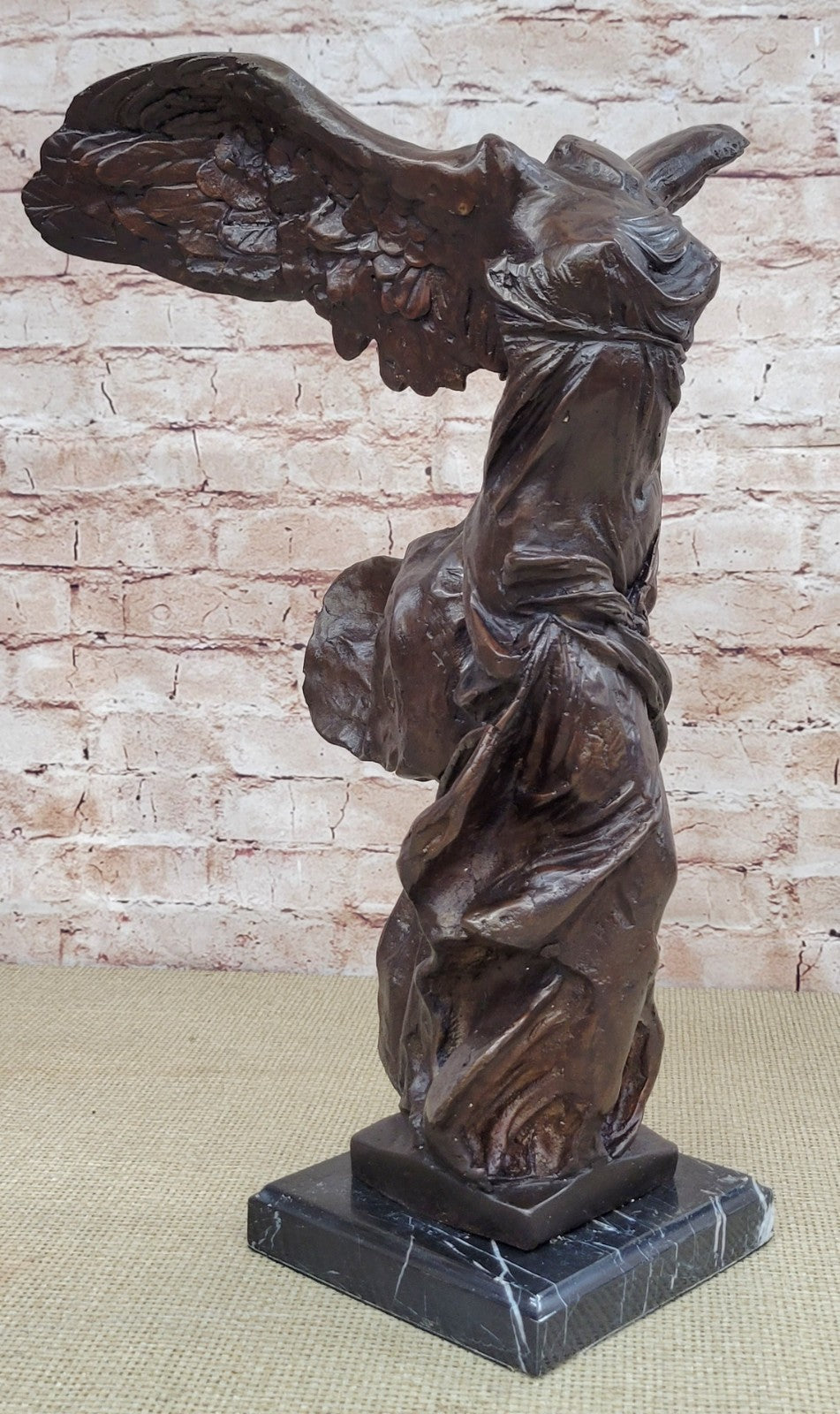 Hot Cast Large Female Victory Bronze Classic Famous Artwork Sculpture Statue Art