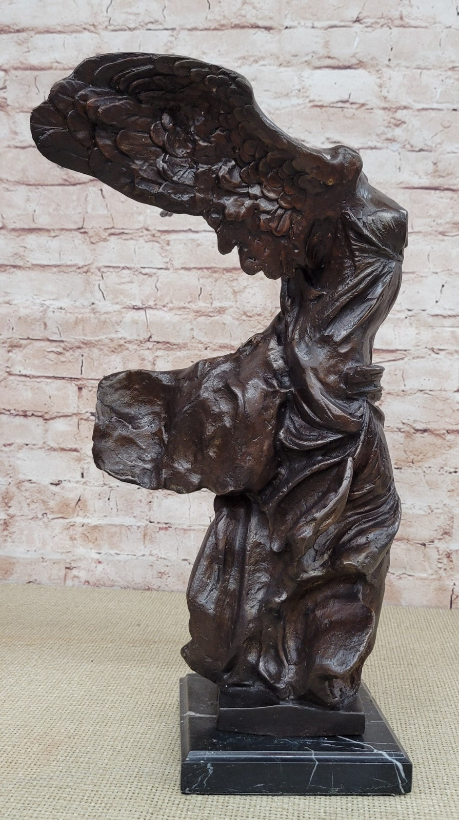 Hot Cast Large Female Victory Bronze Classic Famous Artwork Sculpture Statue Art