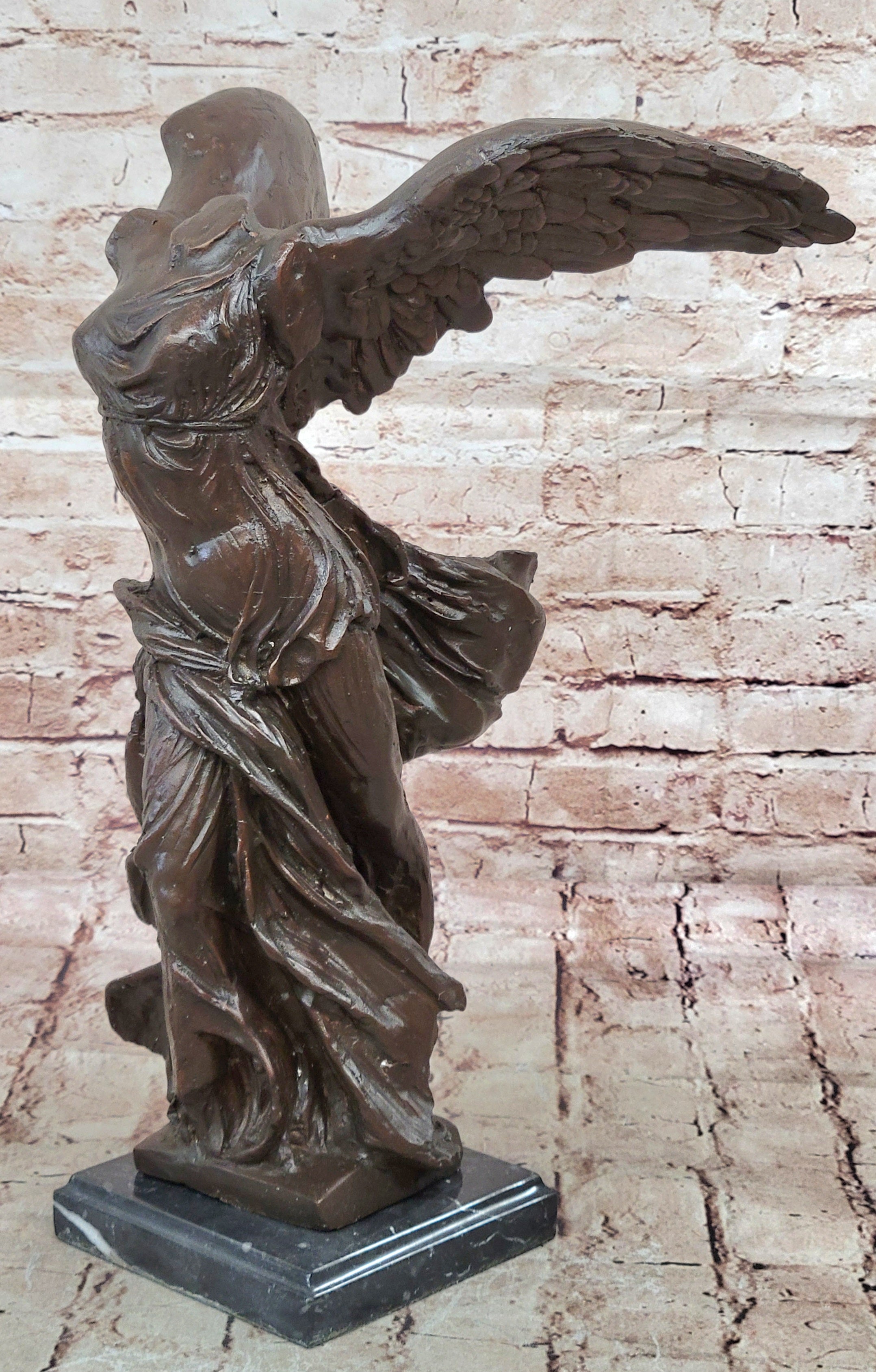 Hot Cast Large Female Victory Bronze Classic Famous Artwork Sculpture Statue Art