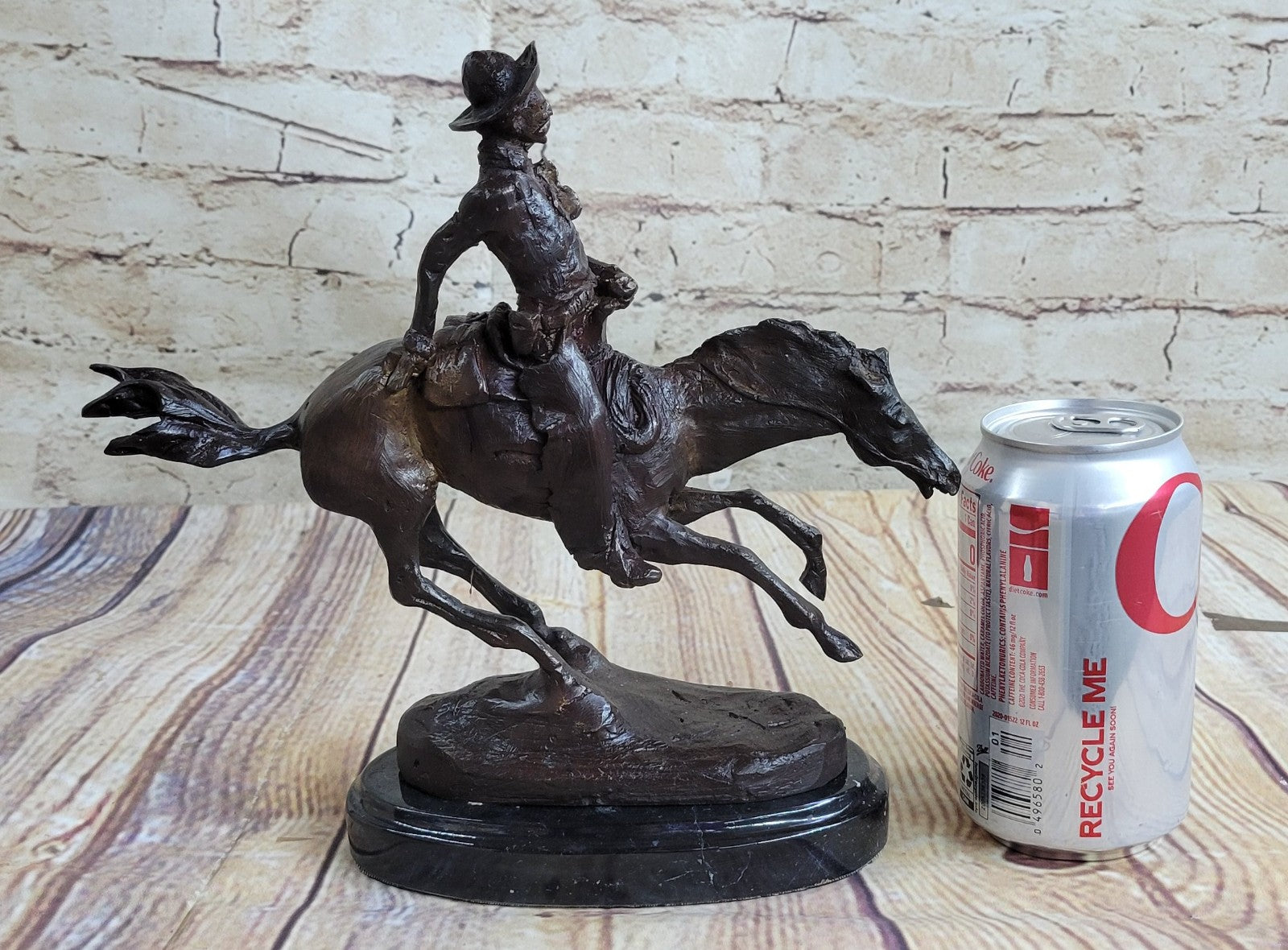 Handcrafted bronze sculpture SALE Signa Horse Cowboy Arizona Remington Frederick