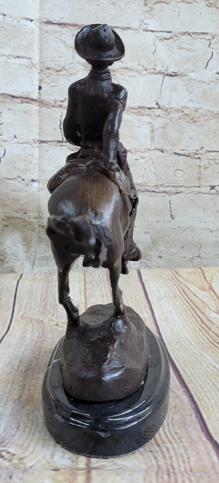Handcrafted bronze sculpture SALE Signa Horse Cowboy Arizona Remington Frederick