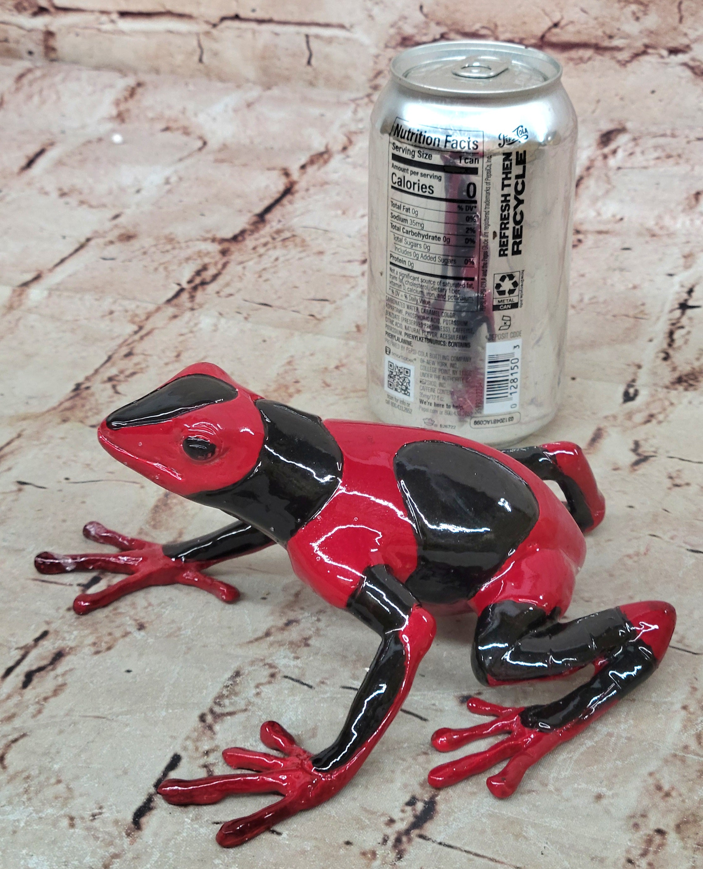 Hand Made Frogman Frog Bronze Statue: Classic Limited Edition Artwork