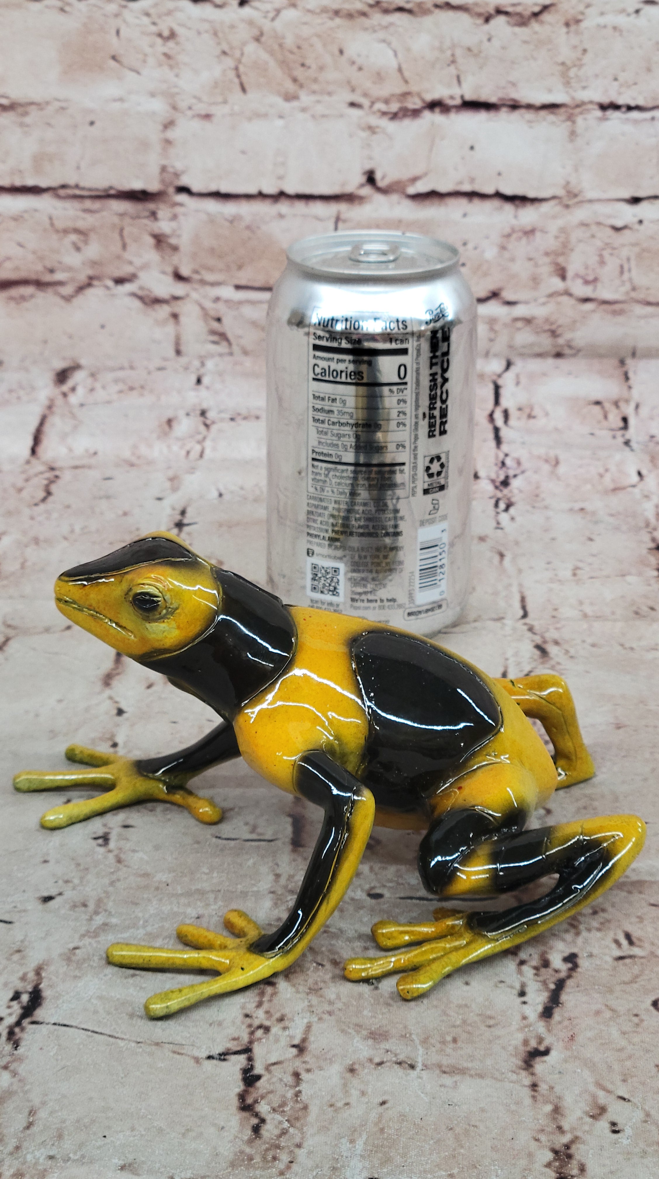 Genuine Bronze Frogman Sculpture: Handcrafted Artwork for Home Office