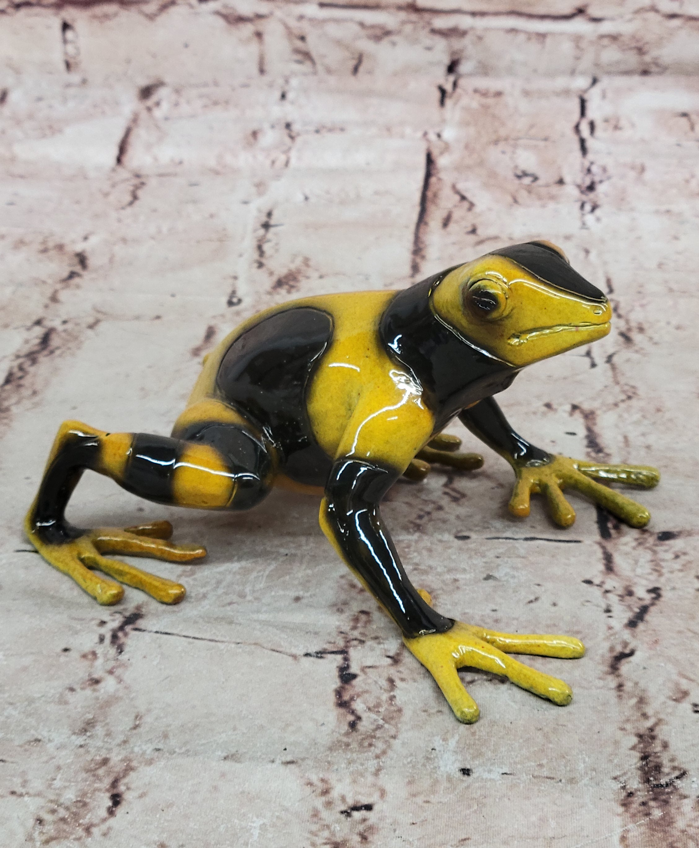 Genuine Bronze Frogman Sculpture: Handcrafted Artwork for Home Office