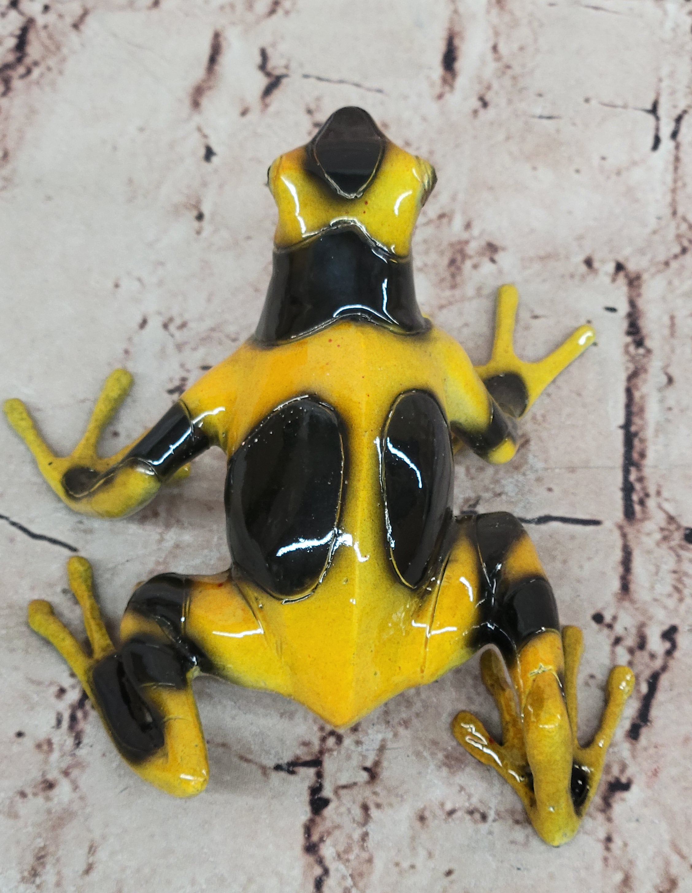 Genuine Bronze Frogman Sculpture: Handcrafted Artwork for Home Office
