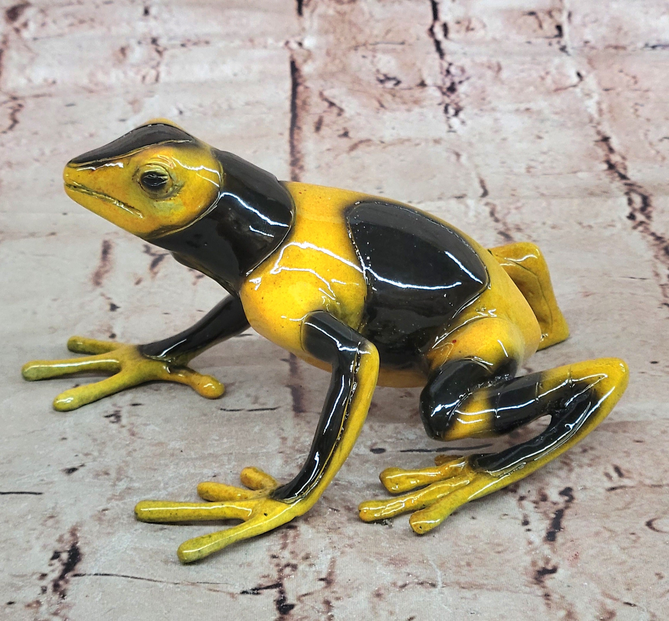 Genuine Bronze Frogman Sculpture: Handcrafted Artwork for Home Office