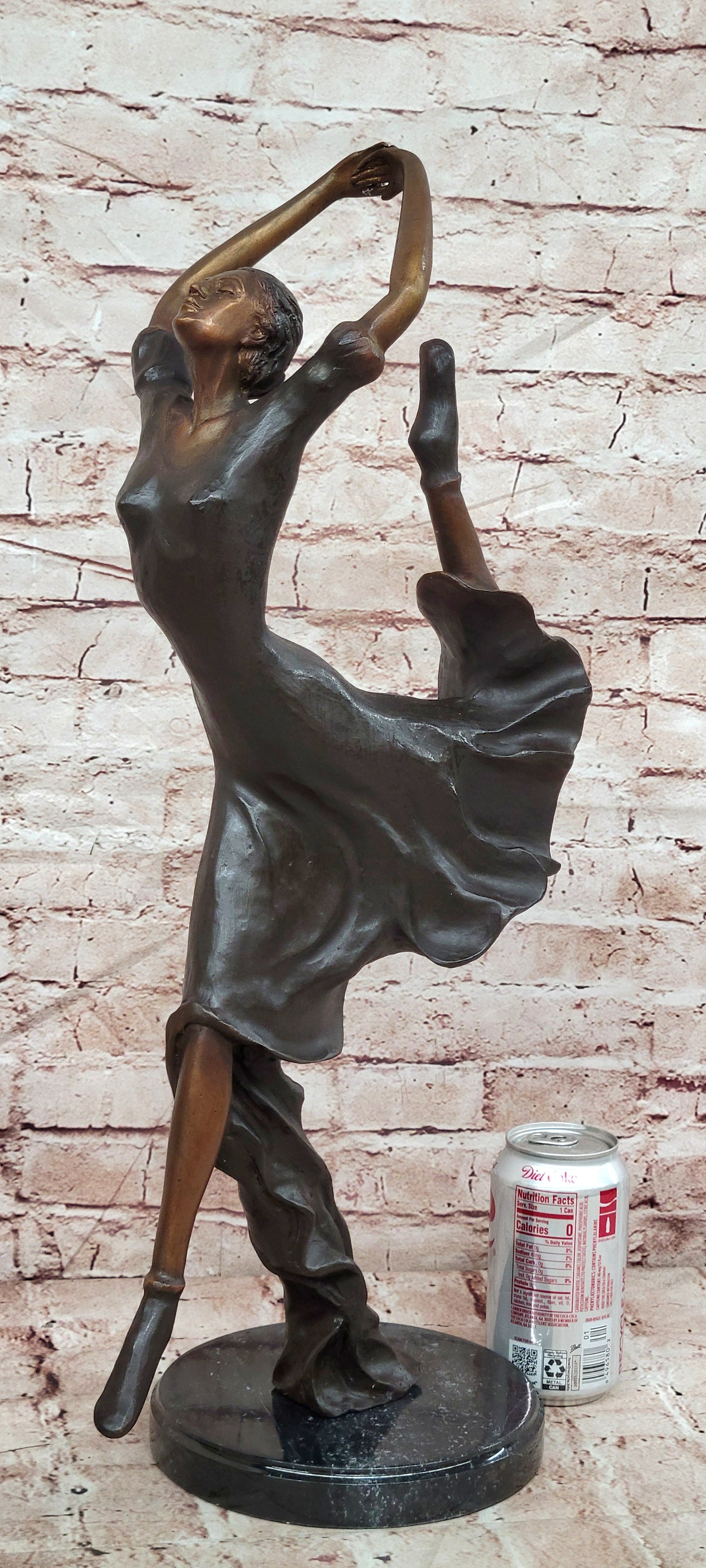 Bronze Wild Modern Contemporary Dance or Dancing sculpture by artist Collett