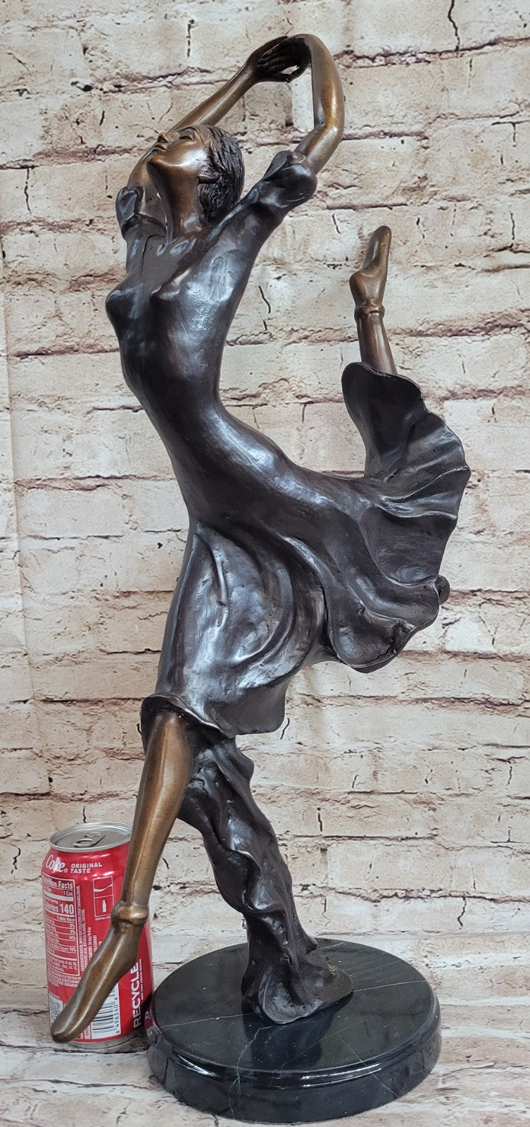 Bronze Wild Modern Contemporary Dance or Dancing sculpture by artist Collett