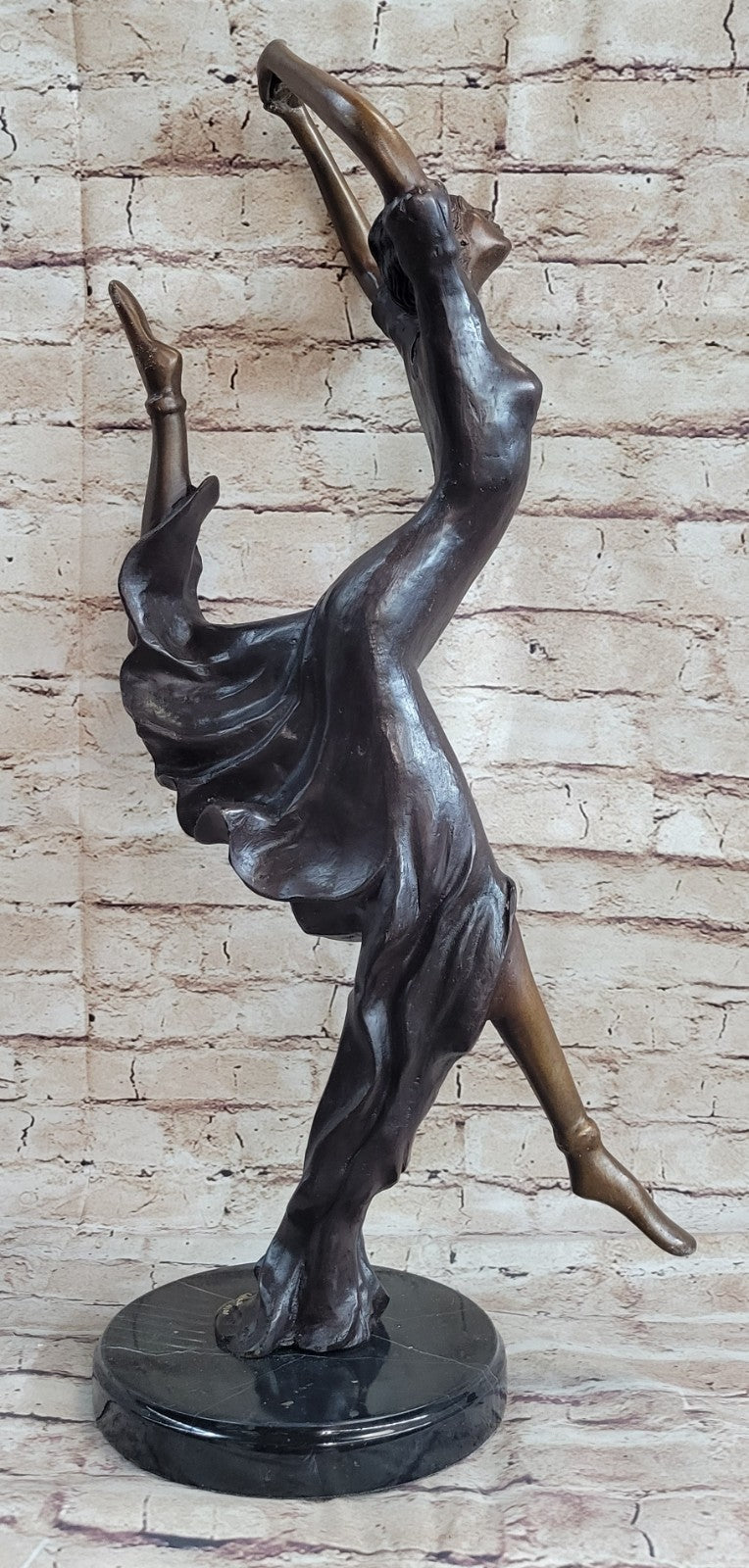 Bronze Wild Modern Contemporary Dance or Dancing sculpture by artist Collett