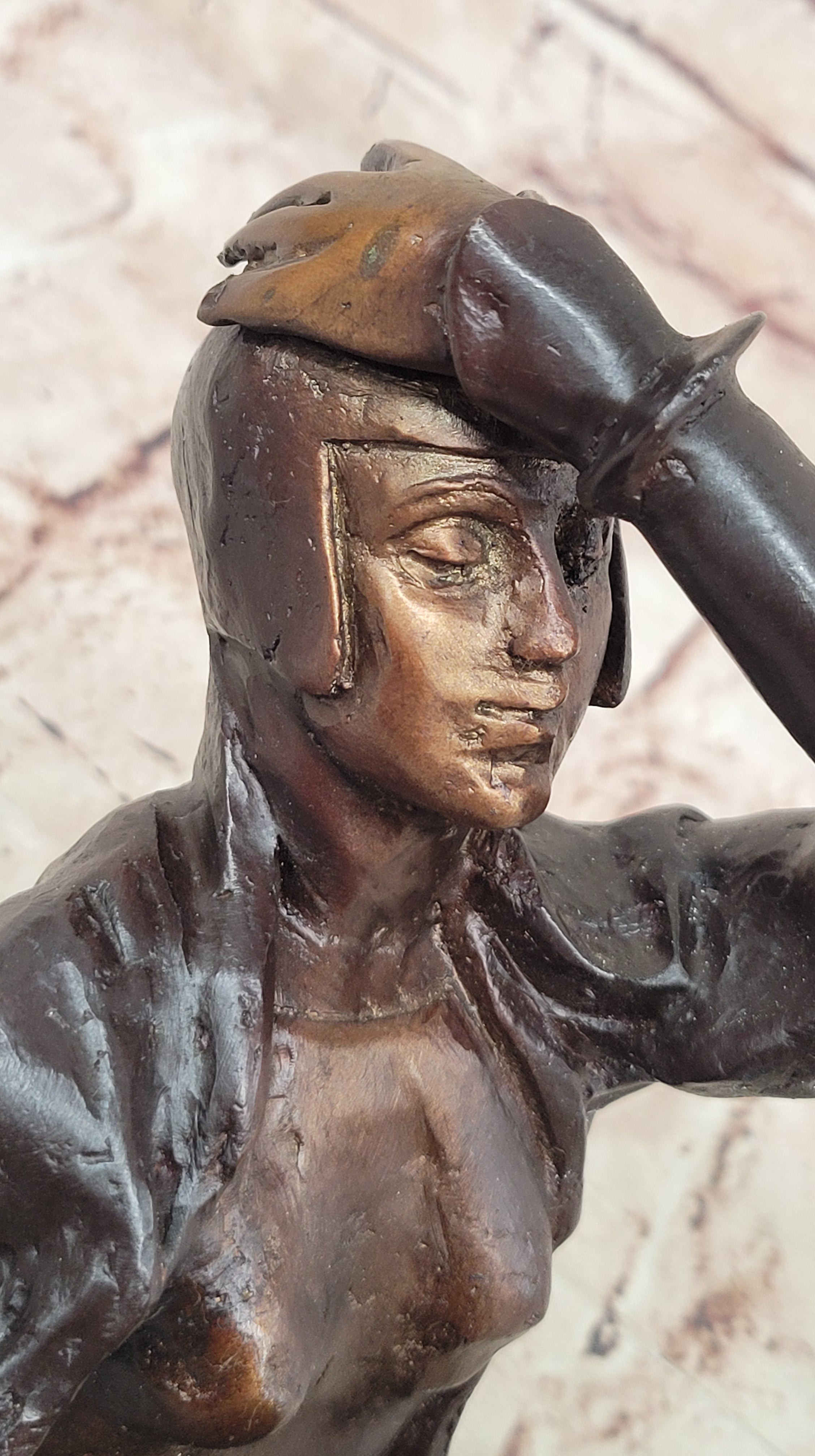 Bronze art deco dancer w/snake sculpture Ankara Dancer Classic Artwork Hot cast