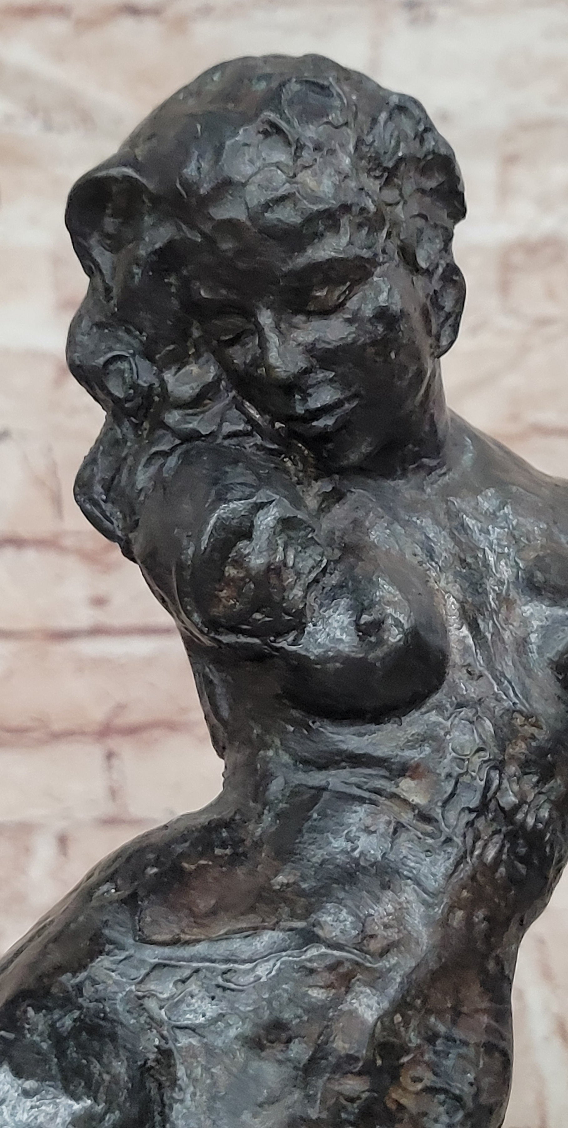 Rodin Hot Cast Woman Girl Torso Classic Bronze Sculpture Artwork Figurine Sale