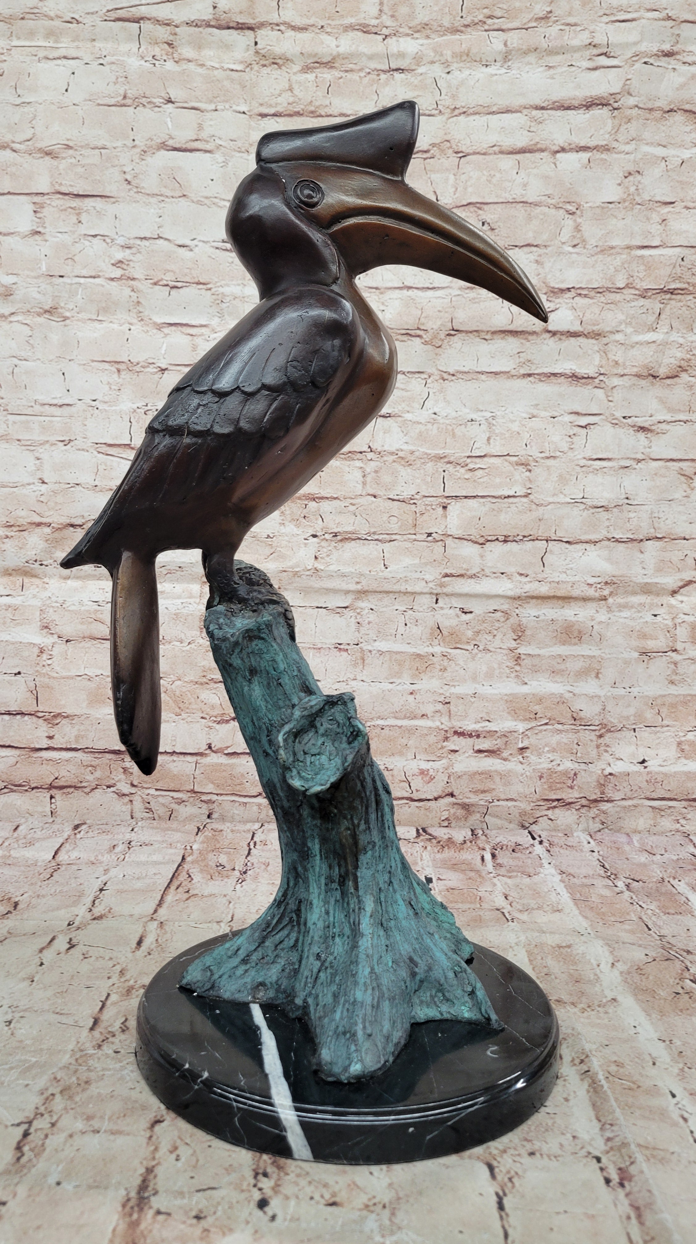 Handcrafted bronze sculpture SALE Shorebird Coastal Wetland Heron Crane Egret