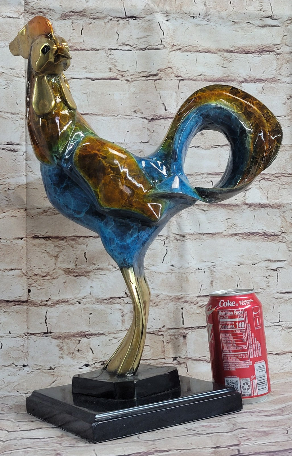 Lost Wax Method Art Of Picasso 1932 Rooster Cock Bronze Sculpture Sale
