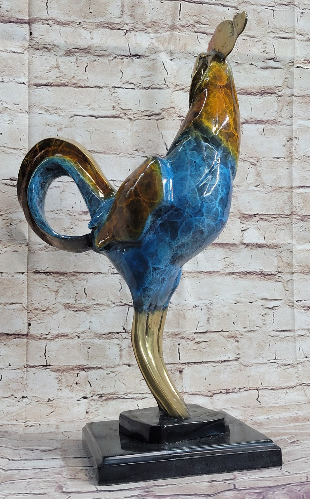 Lost Wax Method Art Of Picasso 1932 Rooster Cock Bronze Sculpture Sale
