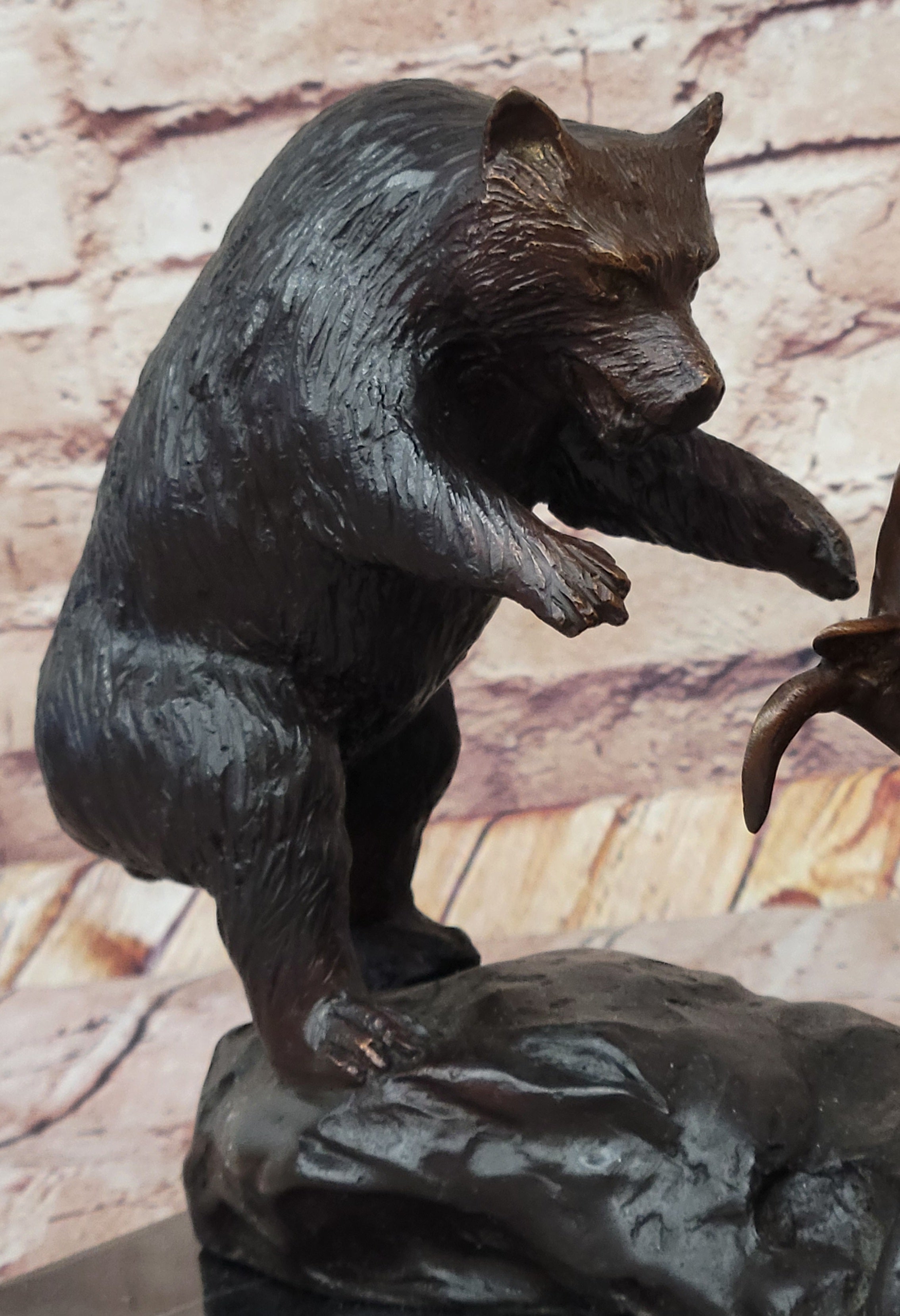 Large SIGNATURE STATUARY Bronze Bull And Bear Statue Sculpture ~ NEW Statue DEAL