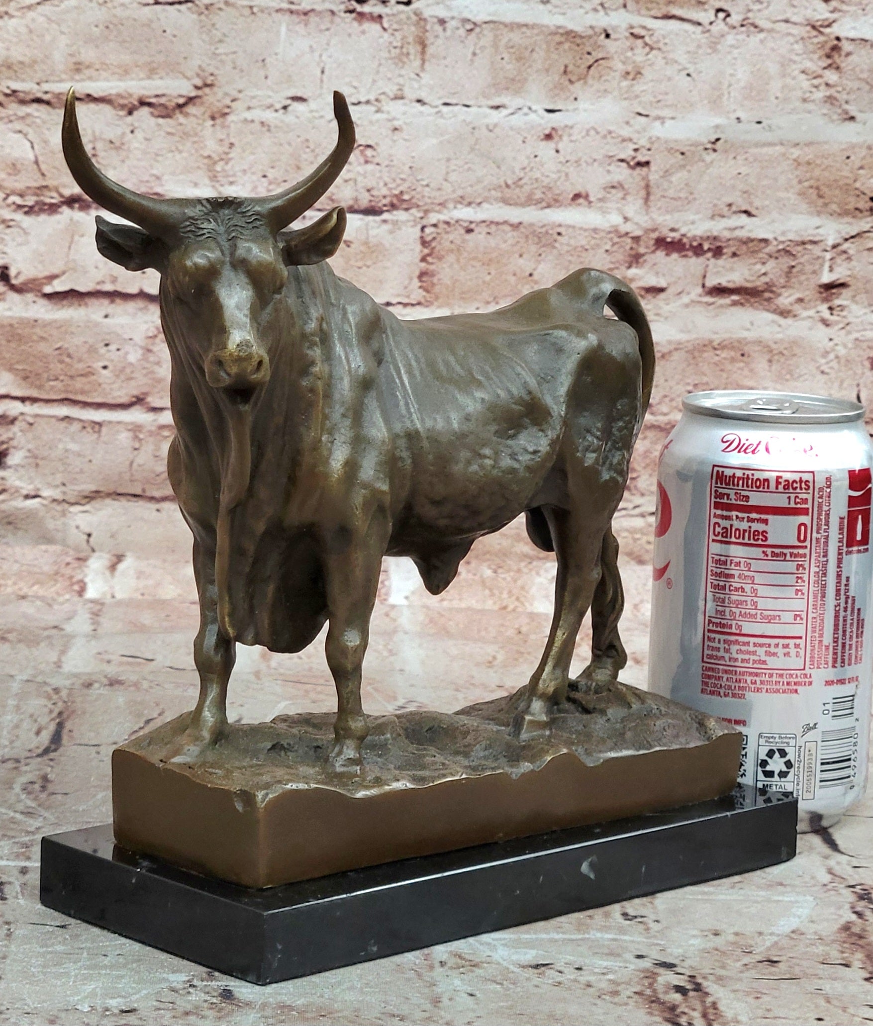 Premium William Standing Bull Bronze Picasso Tribute Fine Art Statue