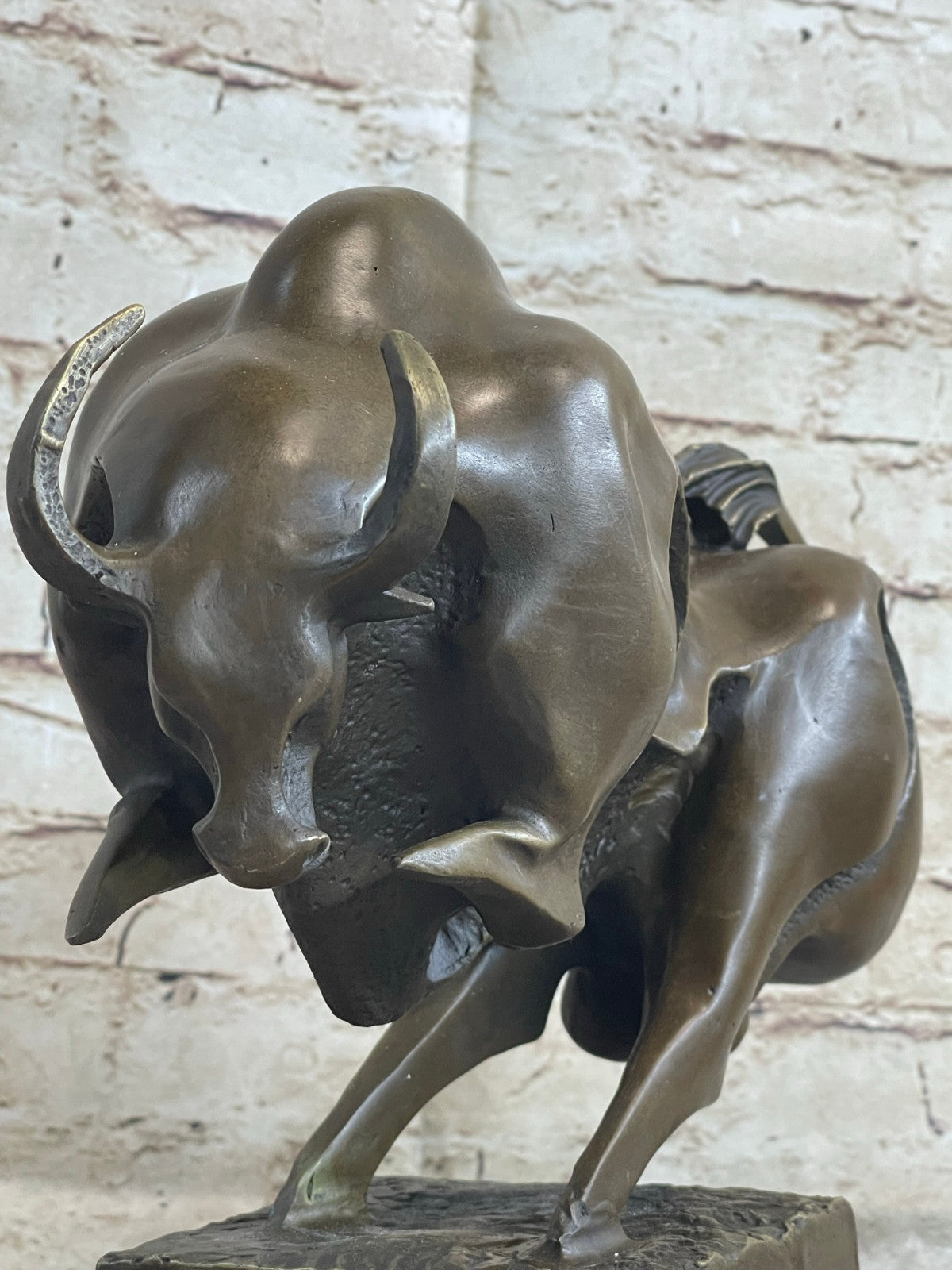 Bronze Sculpture Superb Quality Classic Artwork Bronze Sculpture Marble Base