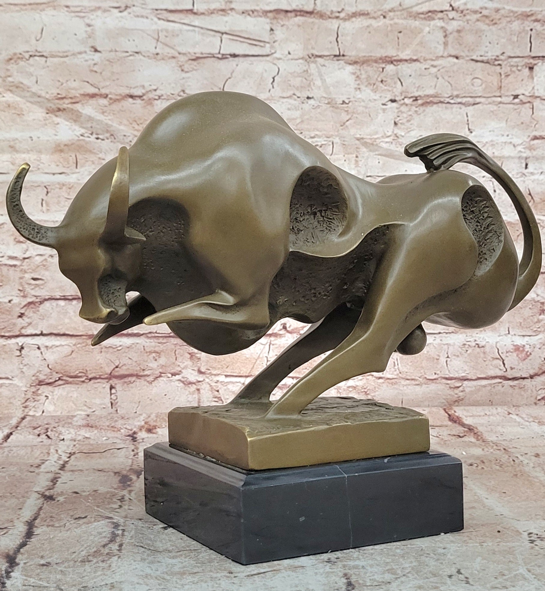 Bronze Sculpture Superb Quality Classic Artwork Bronze Sculpture Marble Base