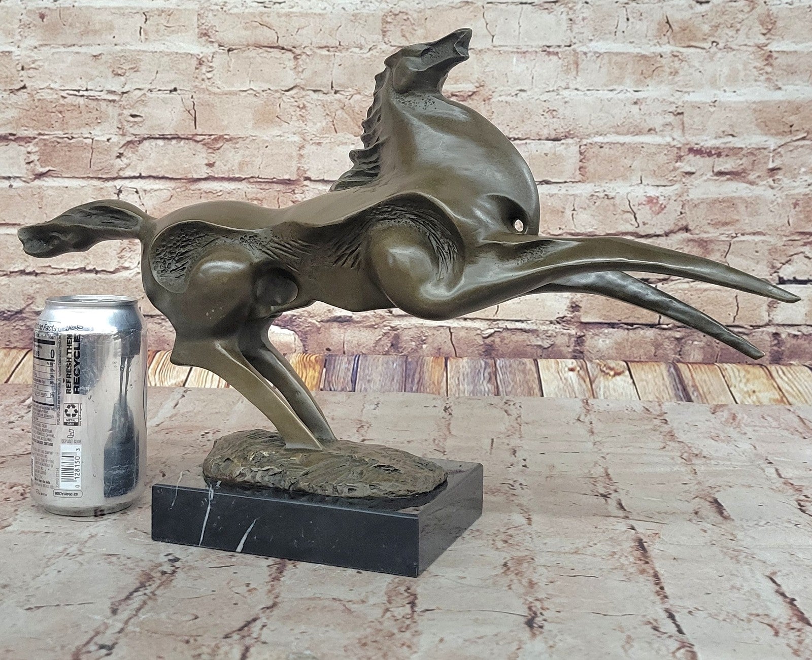 Lost wax Large Abstract Modern Art Horse Bronze Sculpture Statue By Milo Figure