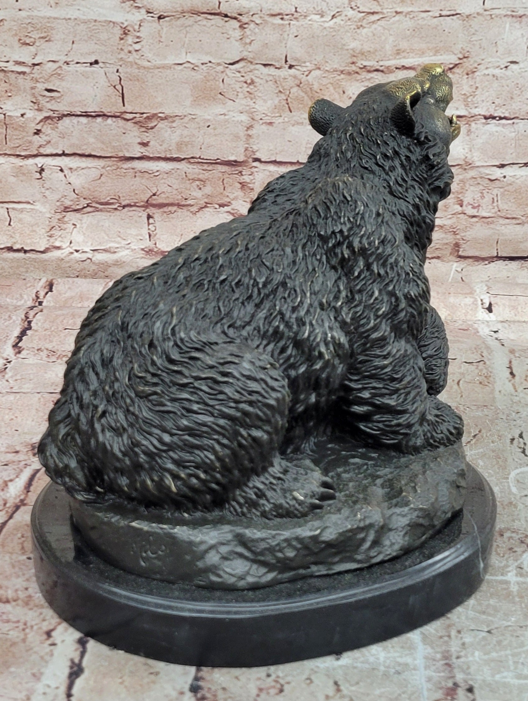 Milo Bronze Brown Bear Figurine Classic Wildlife Art Hot Cast Collectible