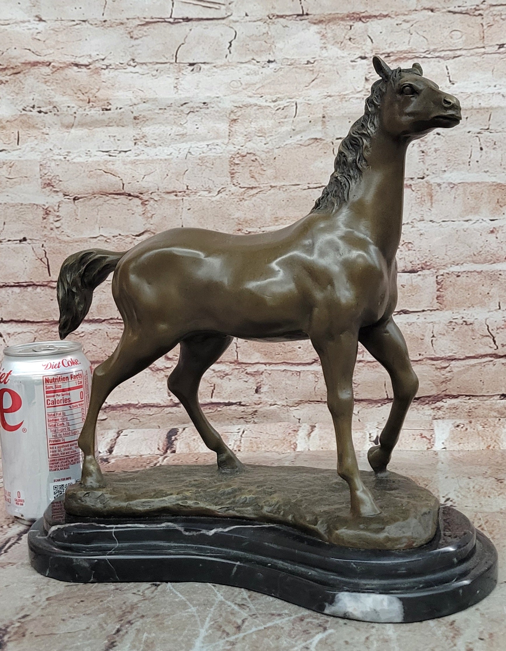 P.J. Mene Bronze Arabian Stallion Sculpture Elegant Equestrian Artwork