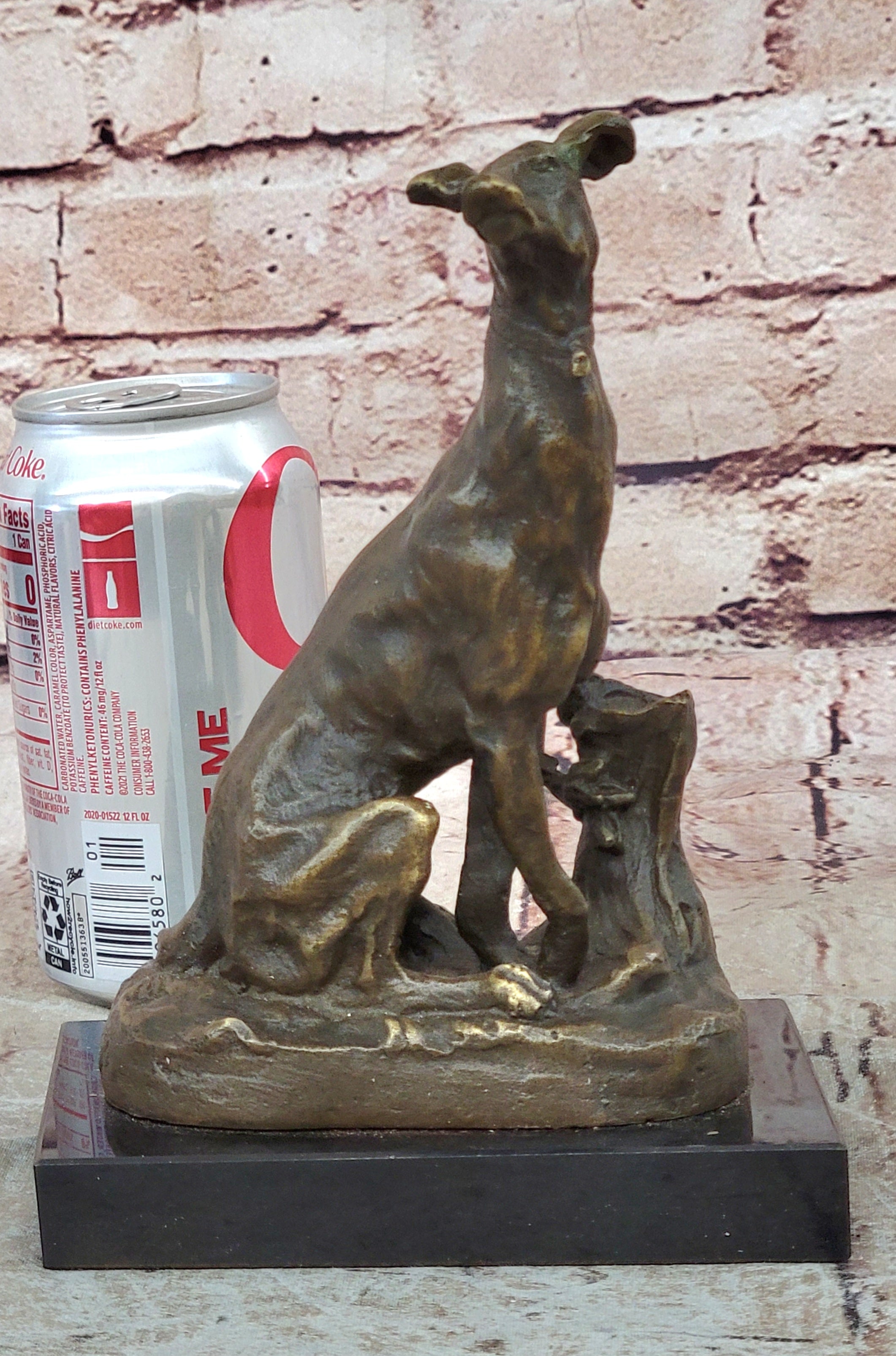 Vienna Bronze Greyhound Dog Animal Pet Bronze Trophy Sculpture Statue Figurine