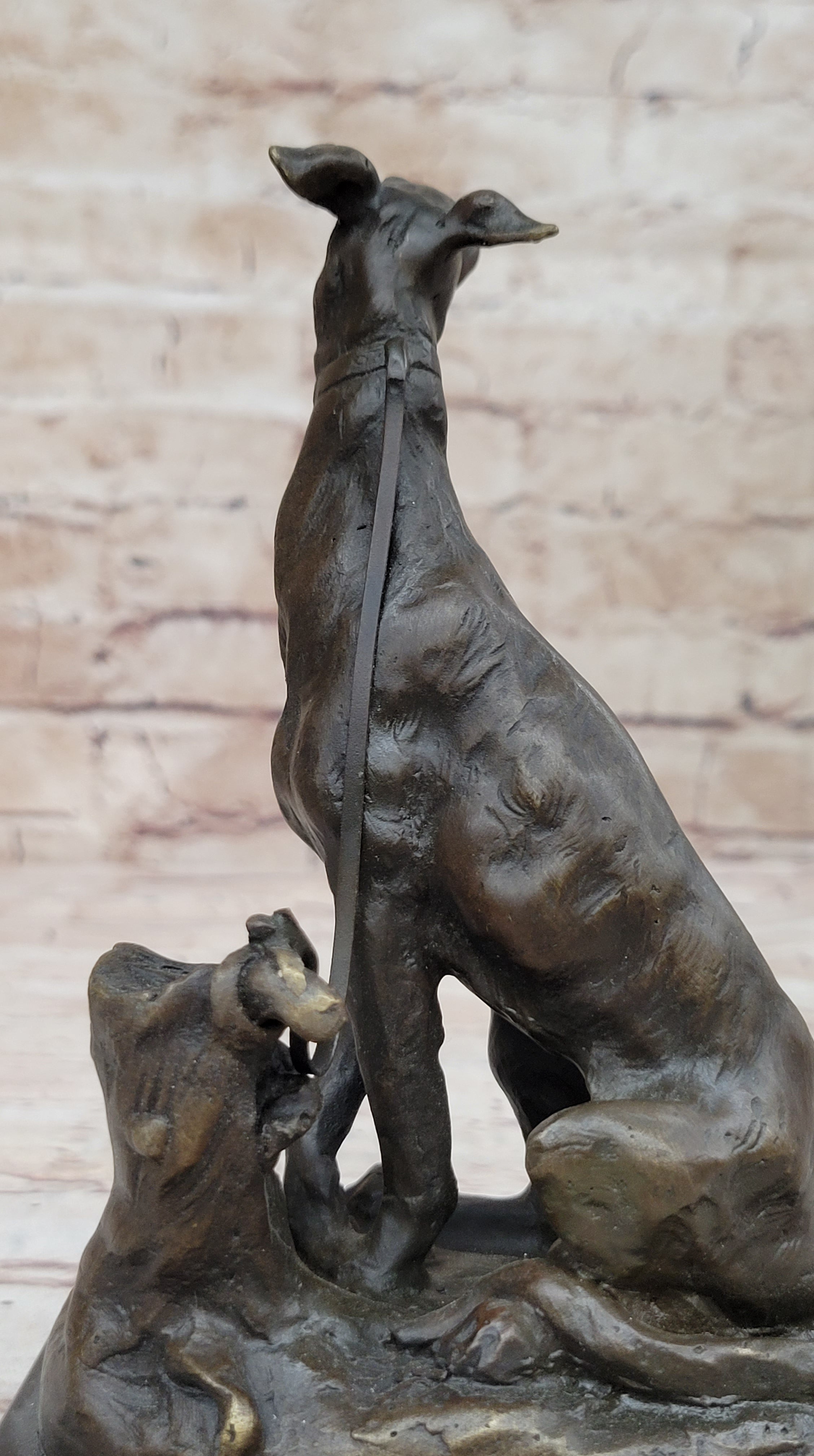 Vienna Bronze Greyhound Dog Animal Pet Bronze Trophy Sculpture Statue Figurine