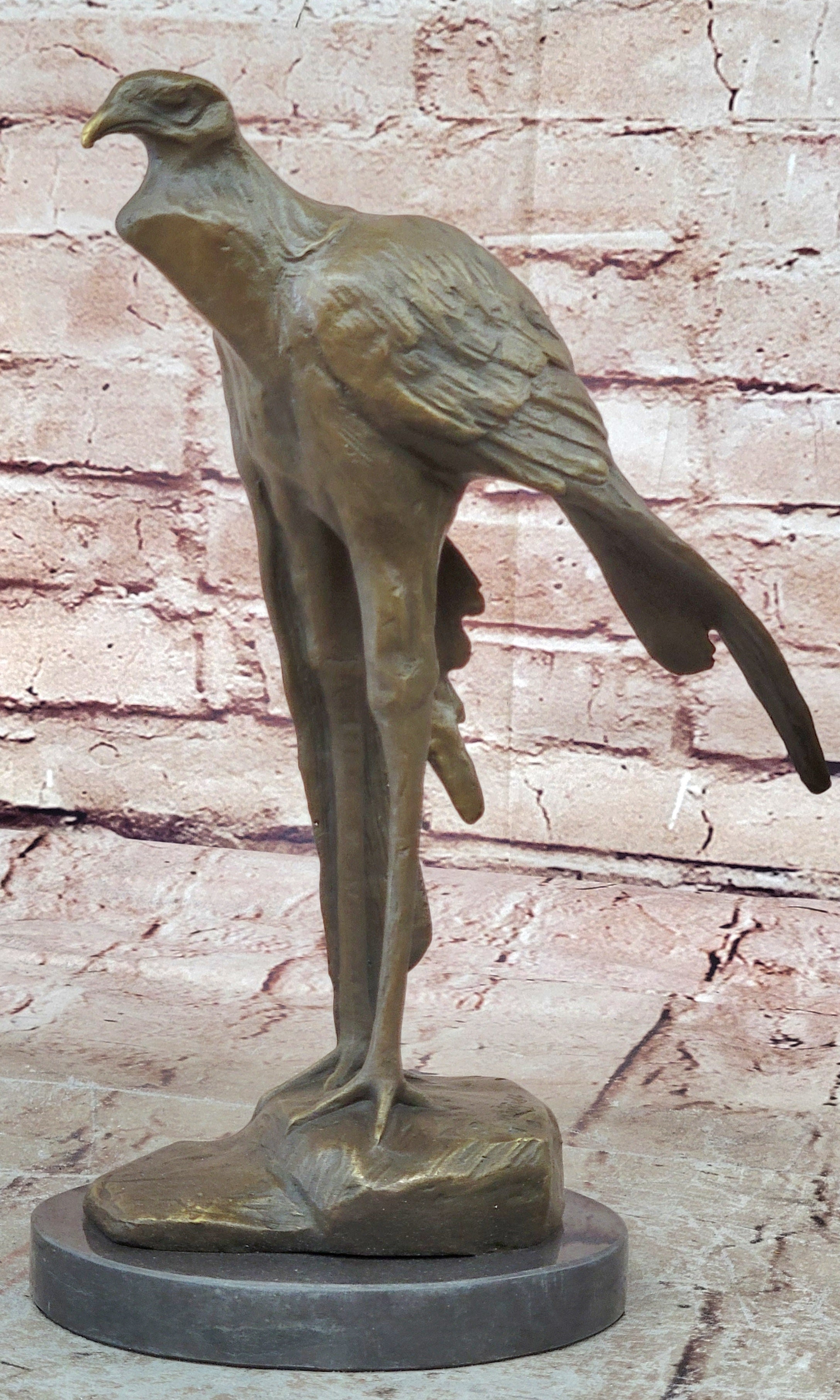 Sculpture/Statue bronze véritable nouveau/Art décor L`ECHASSIER Signé Moigniez