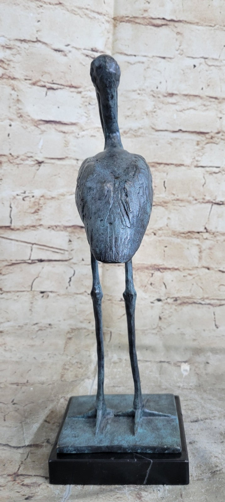 BRONZE SCULPTURE HAND MADE STATUE REMBRANDT BUGATTI STORK EXOTIC BIRD ARTWORK