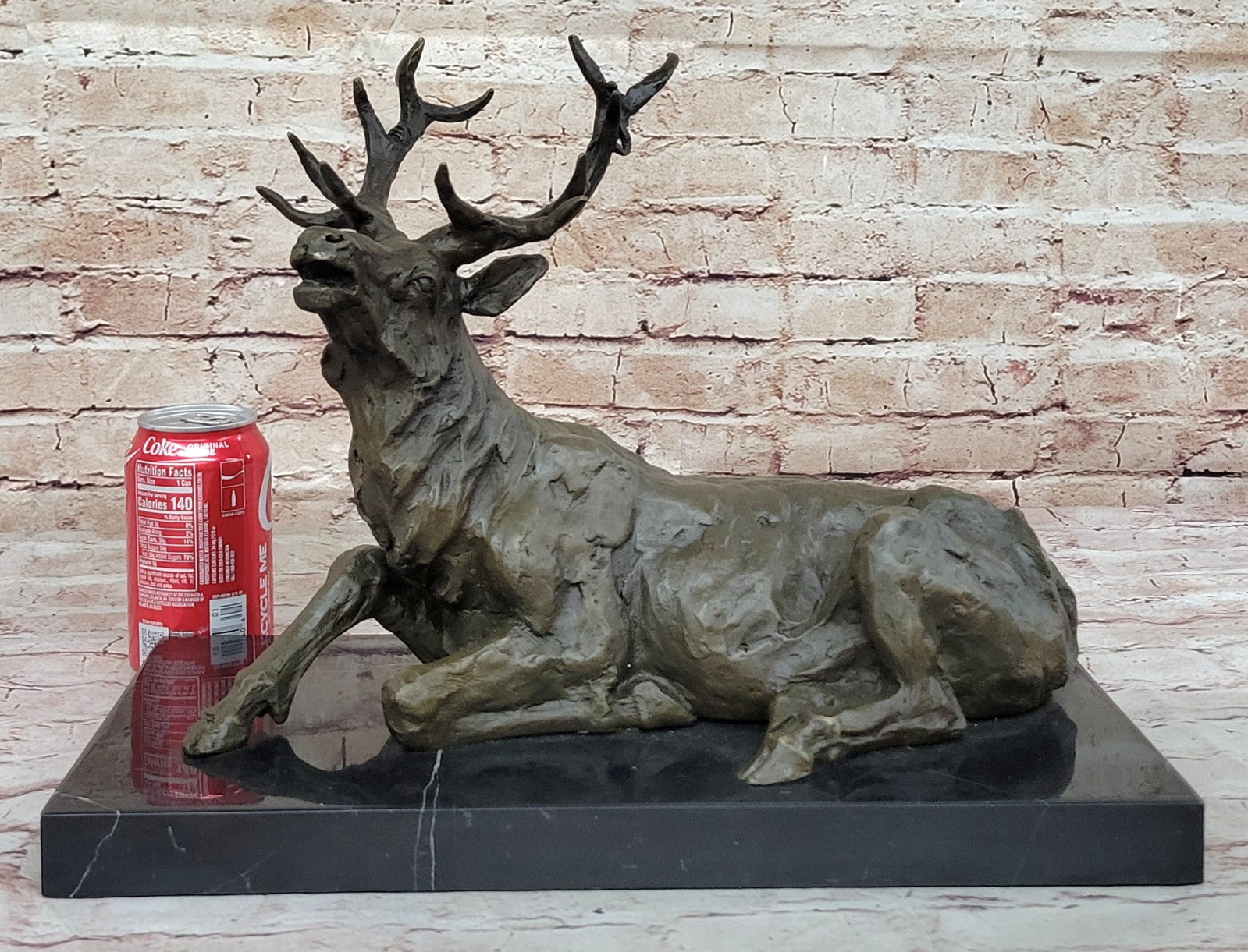 Miguel Lopez (Milo) Wildlife Bronze Statue: Home Office Decor, Animal Figurine