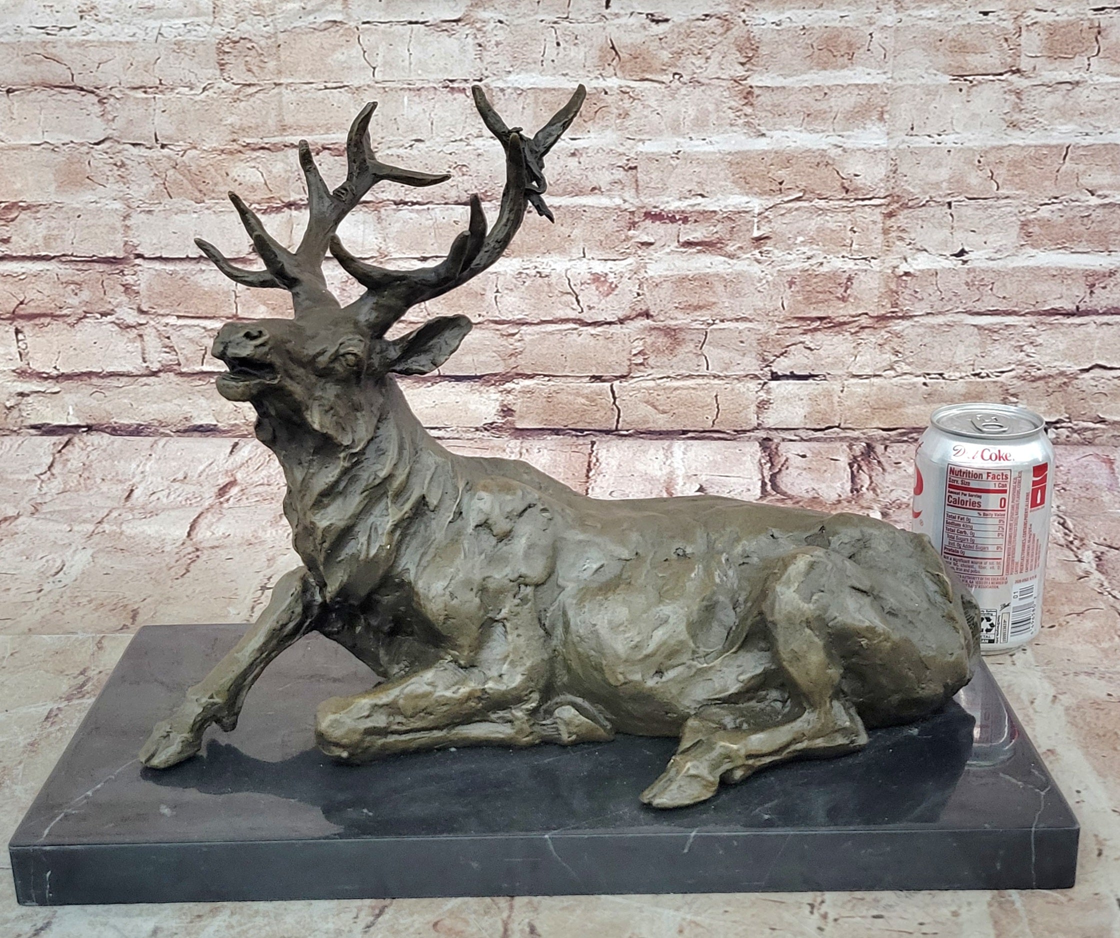 Miguel Lopez (Milo) Wildlife Bronze Statue: Home Office Decor, Animal Figurine