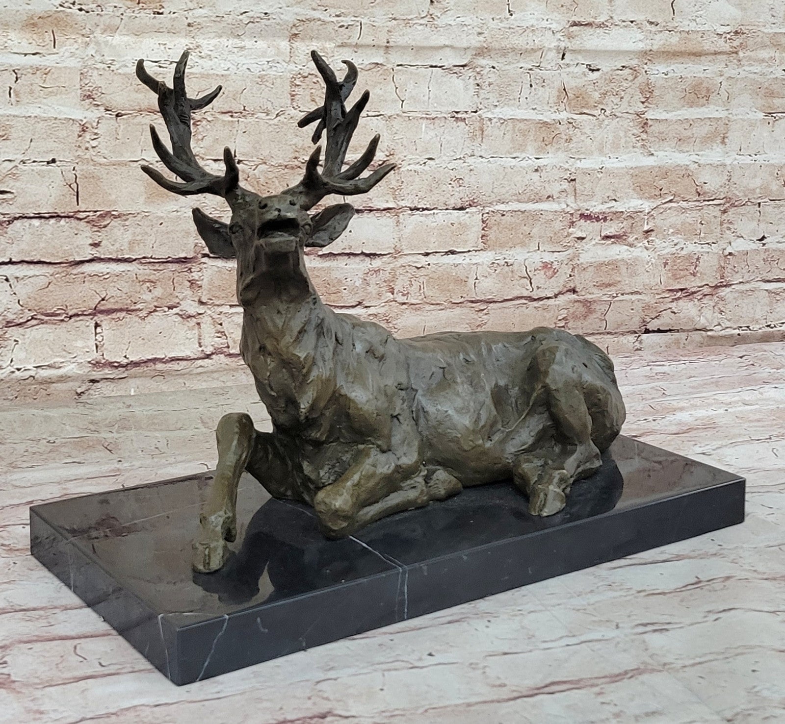 Miguel Lopez (Milo) Wildlife Bronze Statue: Home Office Decor, Animal Figurine