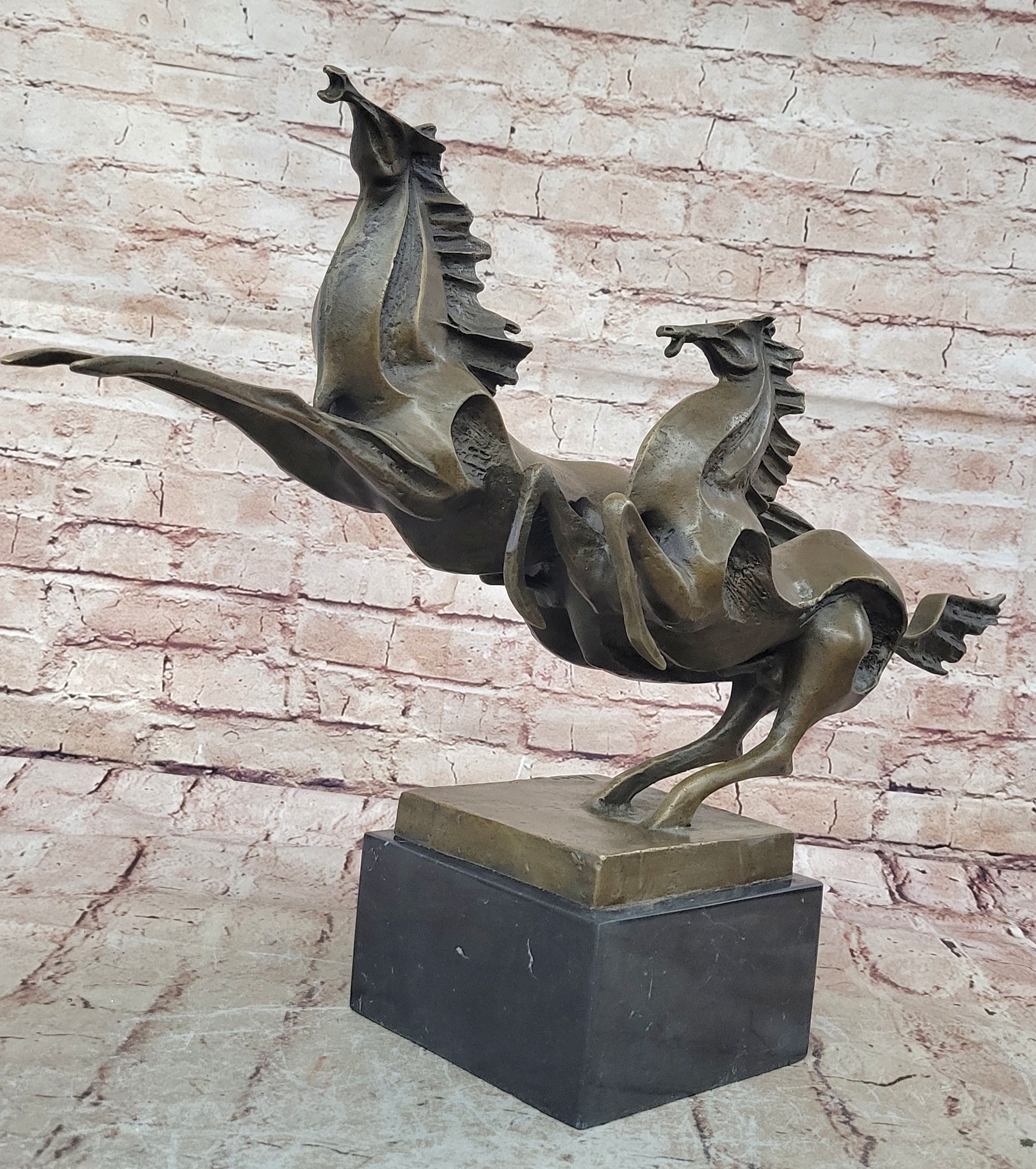 Bronze Sculpture Modern Art Hot Cast by Lost Wax Stallion Museum Quality  Work
