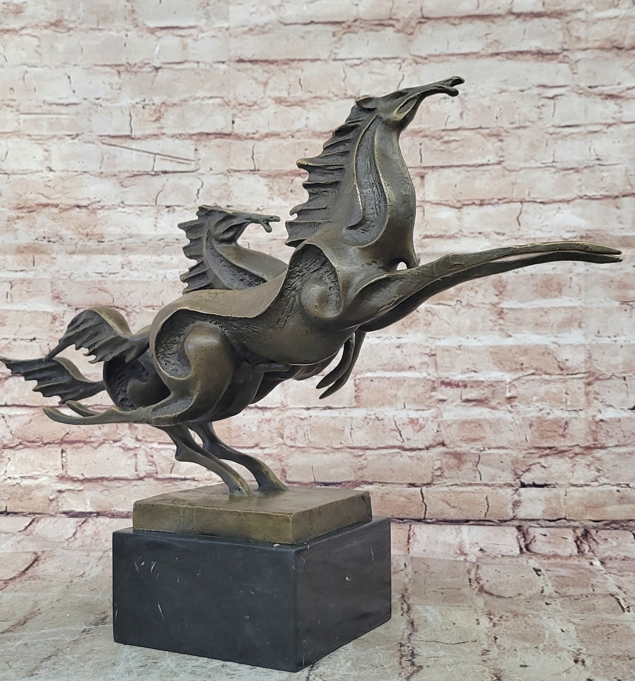 Bronze Sculpture Modern Art Hot Cast by Lost Wax Stallion Museum Quality  Work