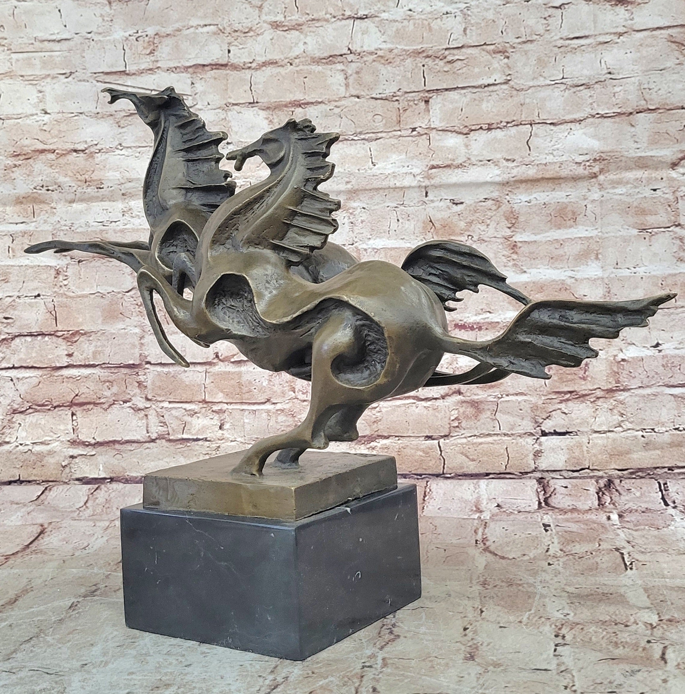 Bronze Sculpture Modern Art Hot Cast by Lost Wax Stallion Museum Quality  Work