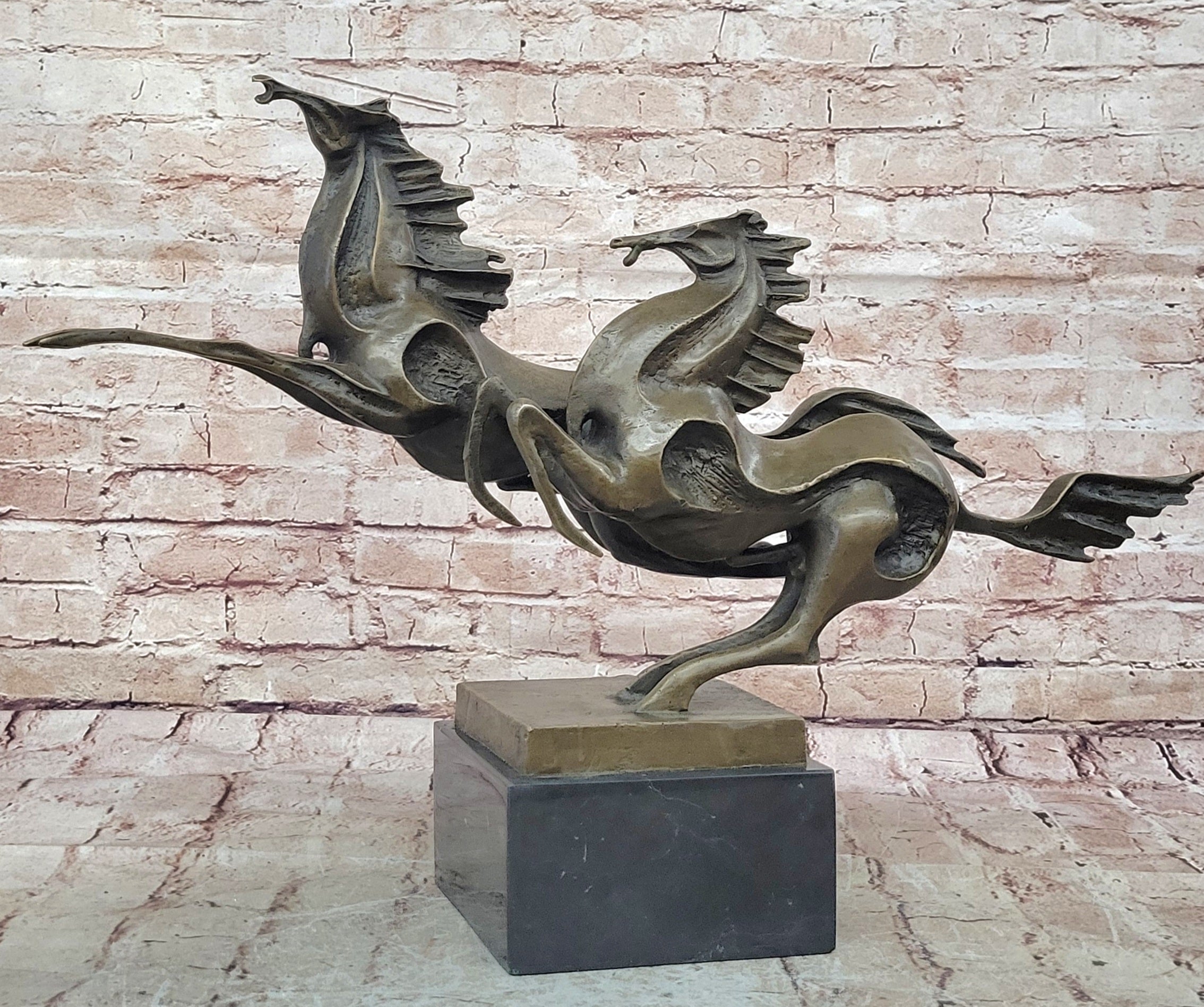 Bronze Sculpture Modern Art Hot Cast by Lost Wax Stallion Museum Quality  Work