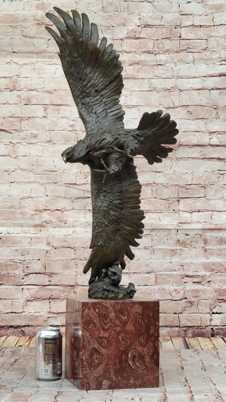 Hand Made Extra Large Eagle Museum Quality Classic Artwork Bronze Sculpture Deal