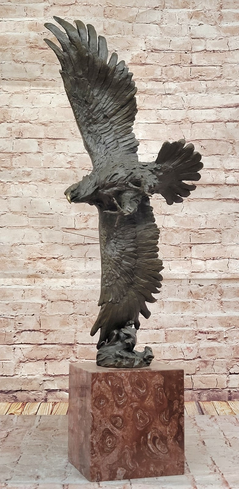 Hand Made Extra Large Eagle Museum Quality Classic Artwork Bronze Sculpture Deal