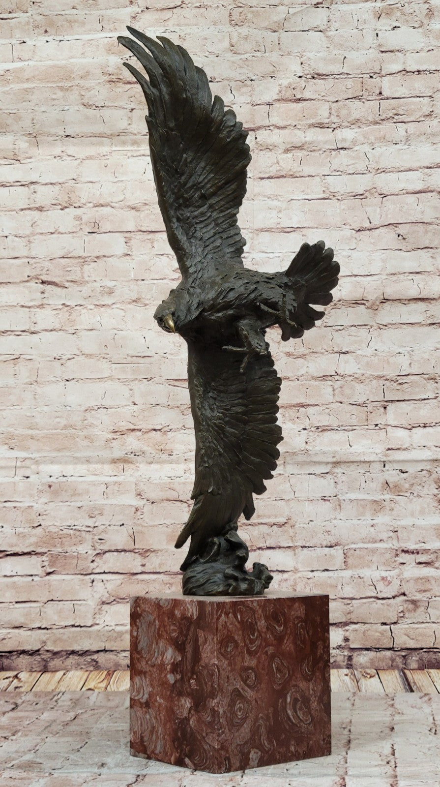 Hand Made Extra Large Eagle Museum Quality Classic Artwork Bronze Sculpture Deal