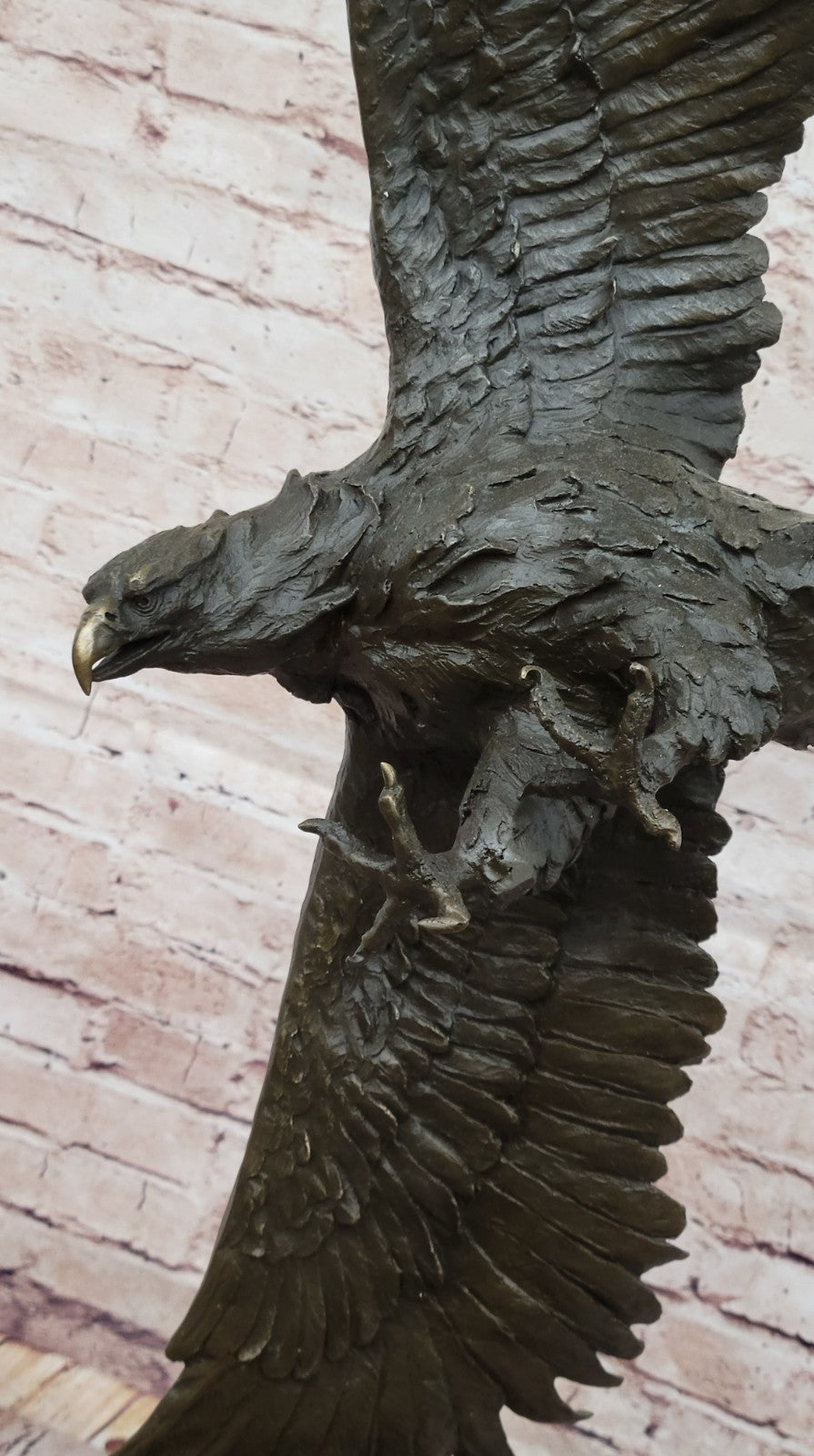 Hand Made Extra Large Eagle Museum Quality Classic Artwork Bronze Sculpture Deal