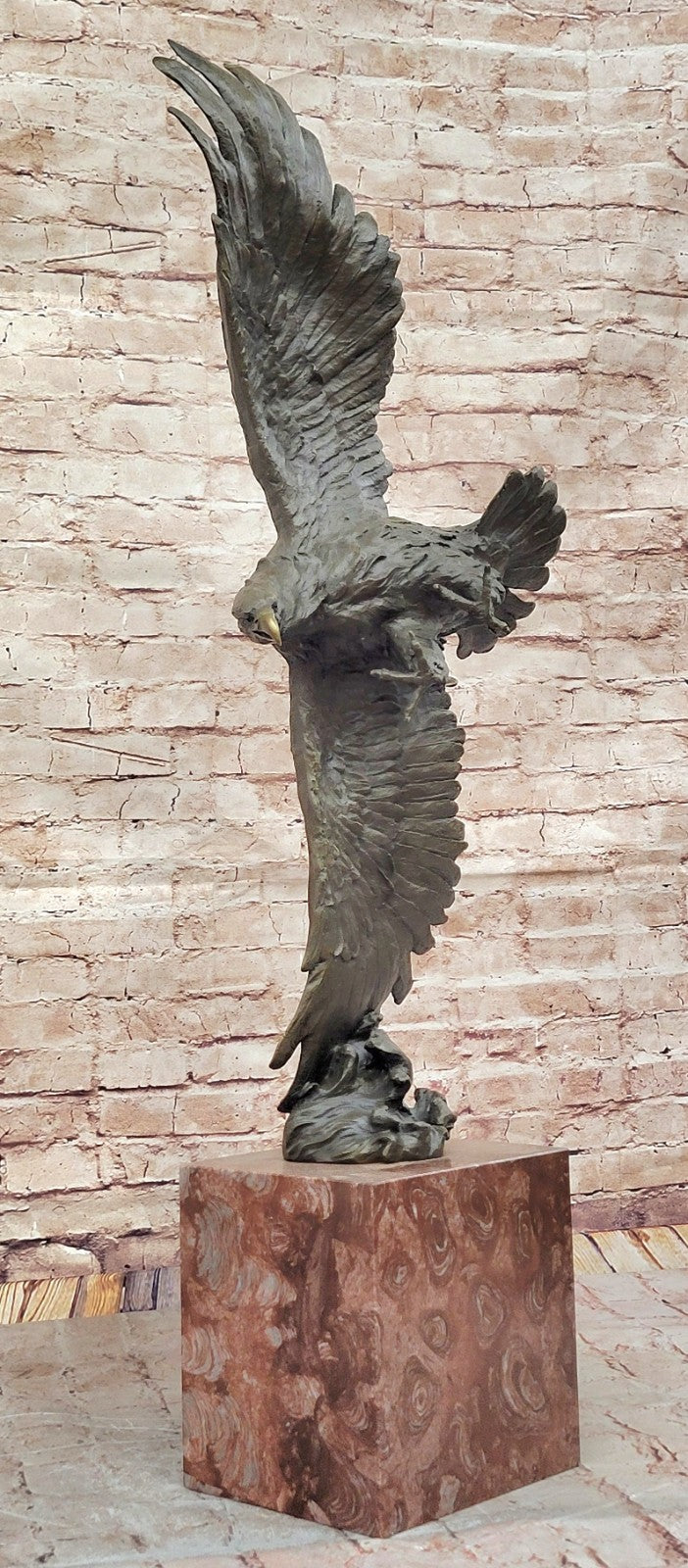 Hand Made Extra Large Eagle Museum Quality Classic Artwork Bronze Sculpture Deal
