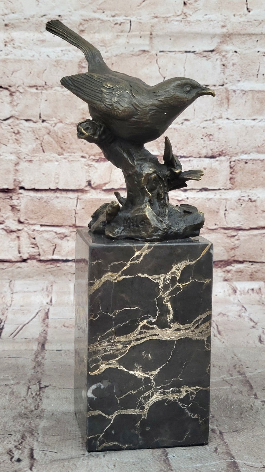 Bronze Sculpture Hand Made Pigeon Bird Bronze Masterpiece Classic Artwork